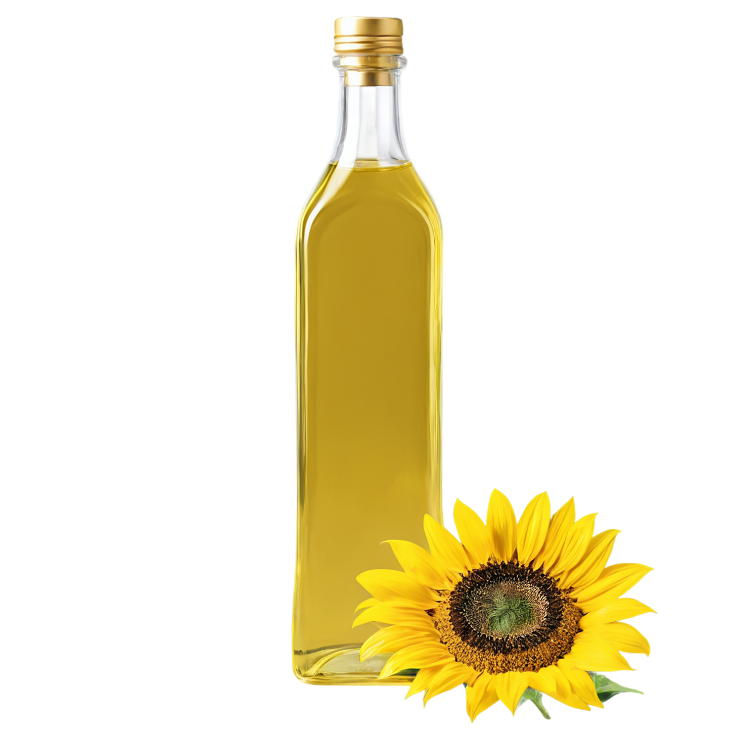 Sunflower oil isolated on transparent background #8011