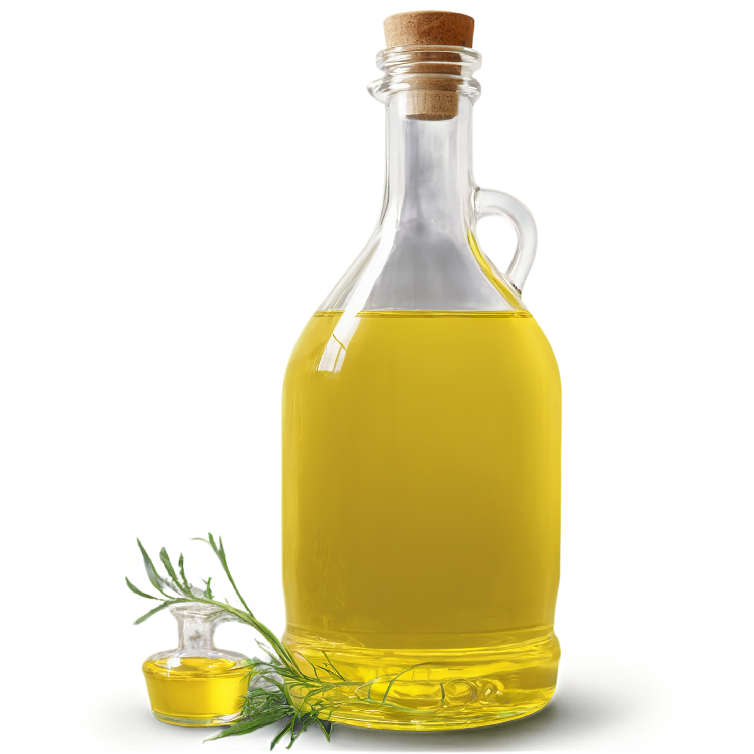 Vegetable oil isolated on transparent background #8050
