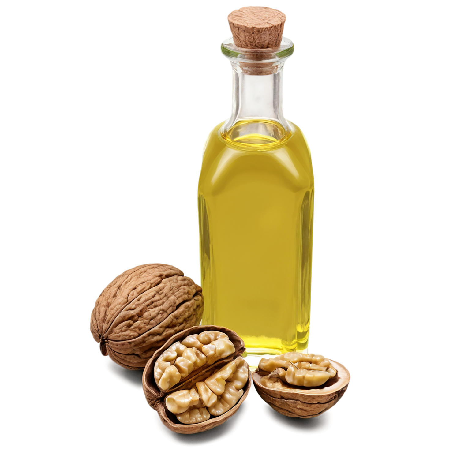 Walnut oil isolated on transparent background #8073