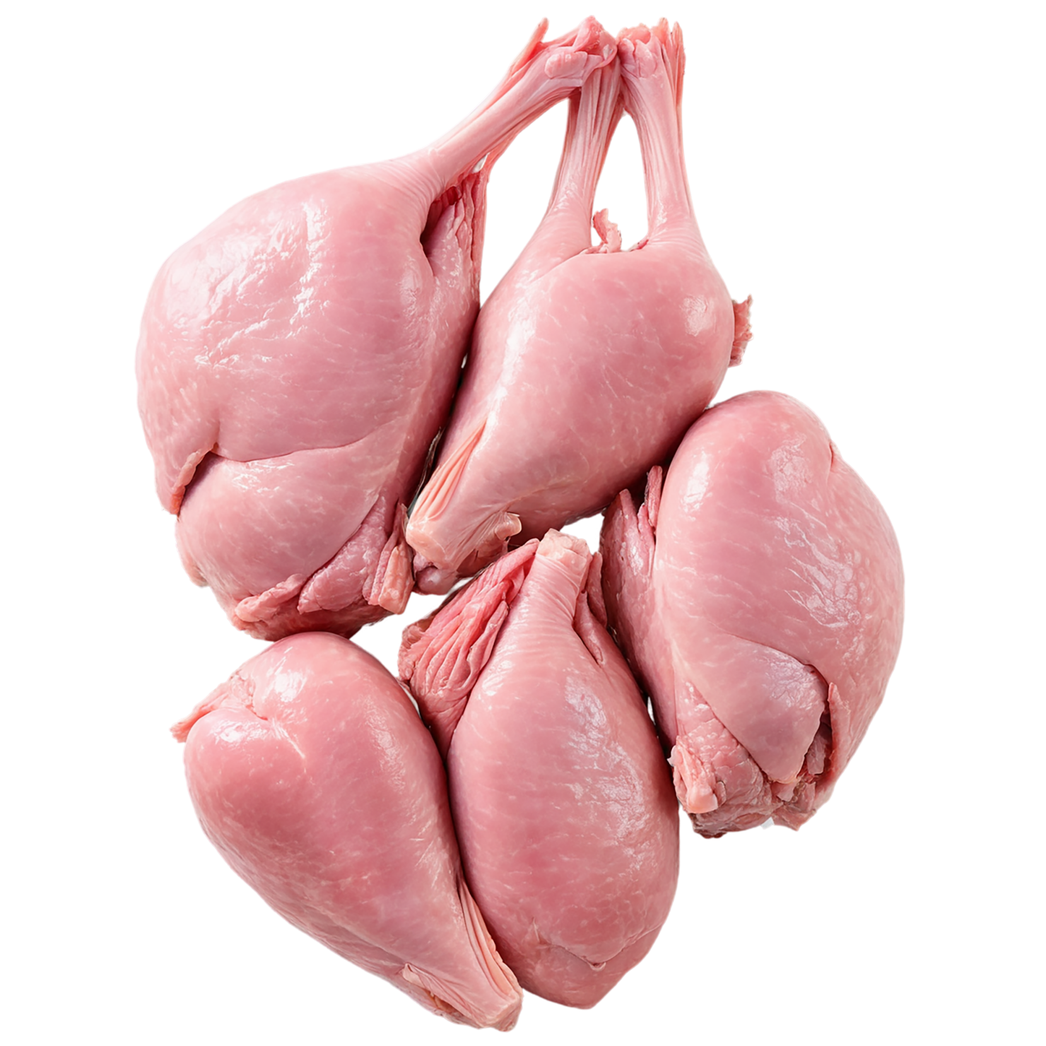 Chicken poultry proteins isolated on transparent background #8262