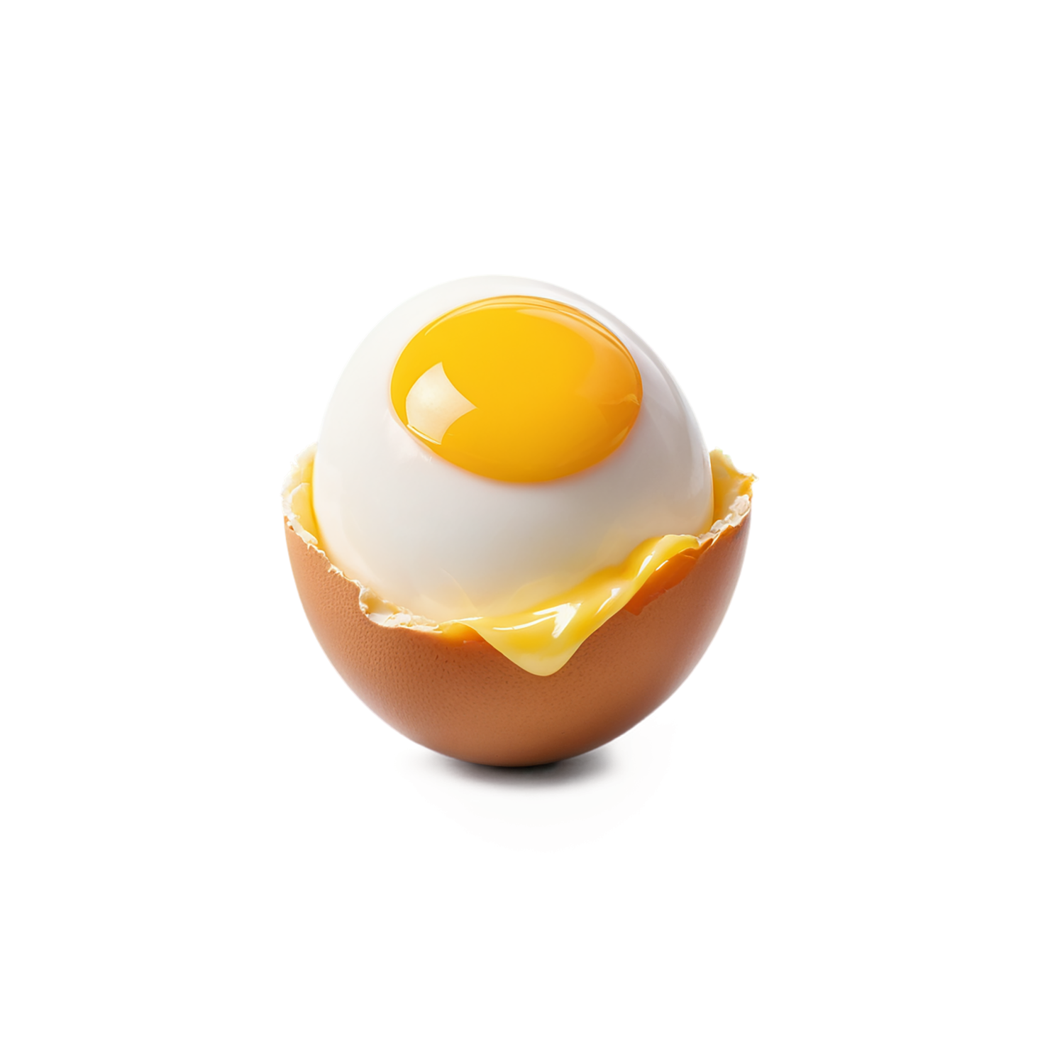 Egg yolk proteins isolated on transparent background #8365