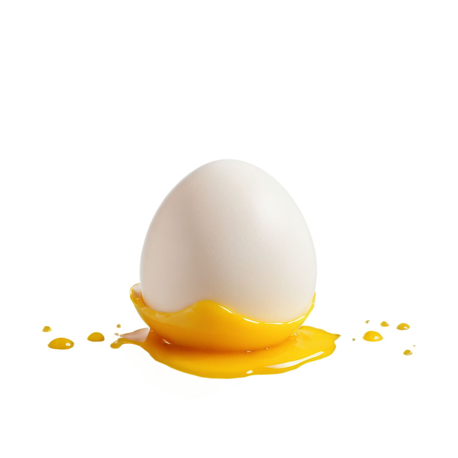 Egg yolk proteins isolated on transparent background #8368