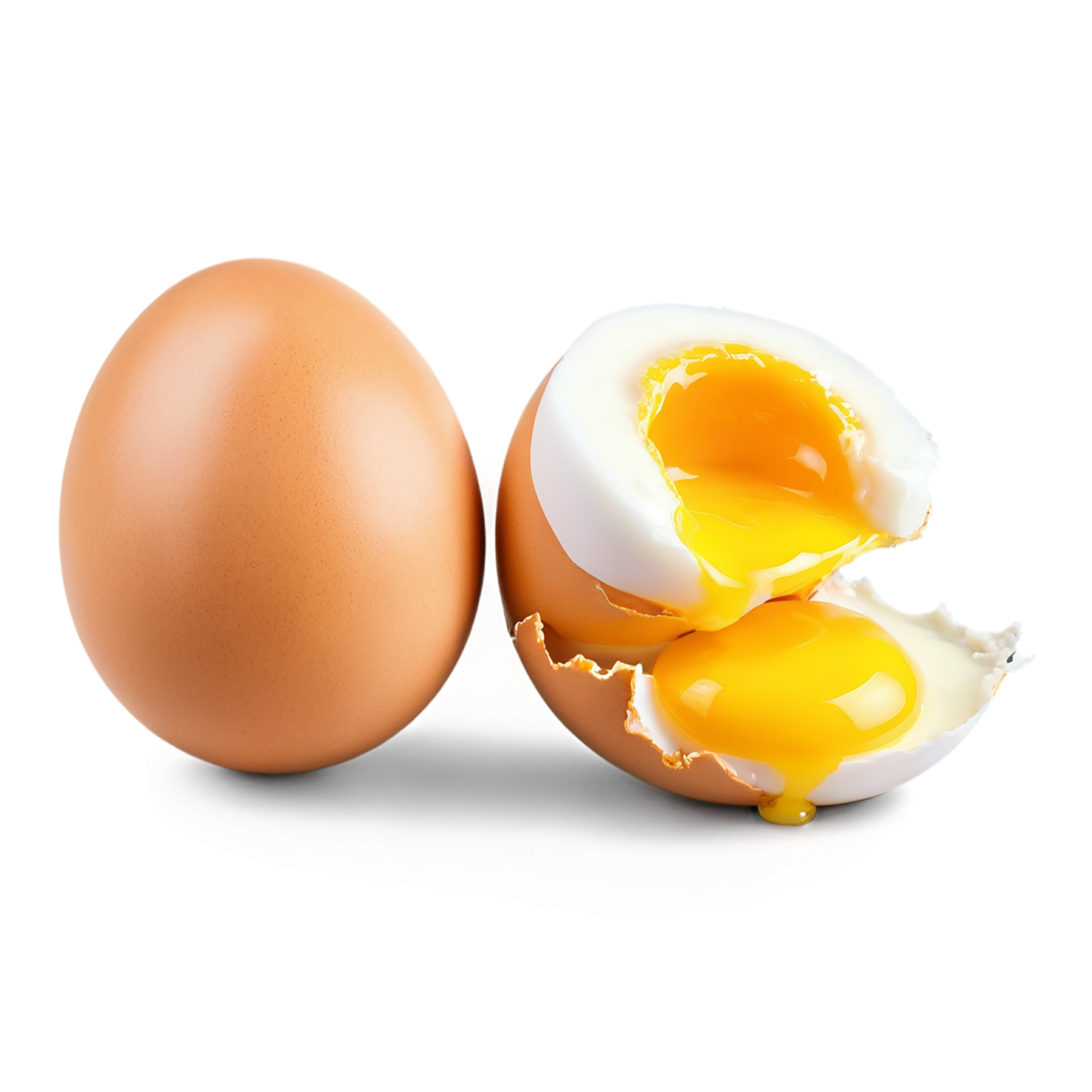 Egg yolk proteins isolated on transparent background #8371