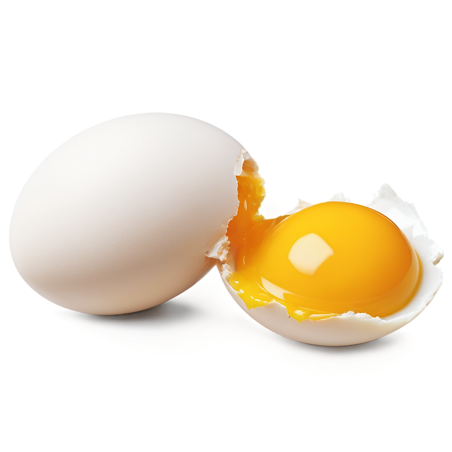 Egg yolk proteins isolated on transparent background #8375