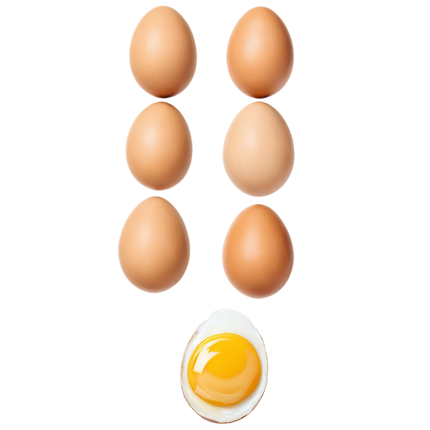 Egg proteins isolated on transparent background #8387