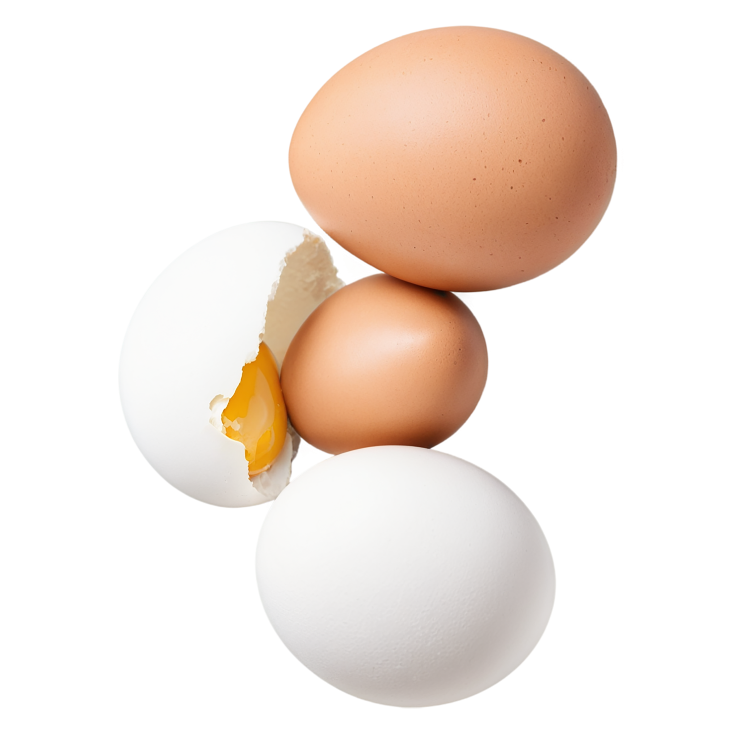 Egg proteins isolated on transparent background #8394