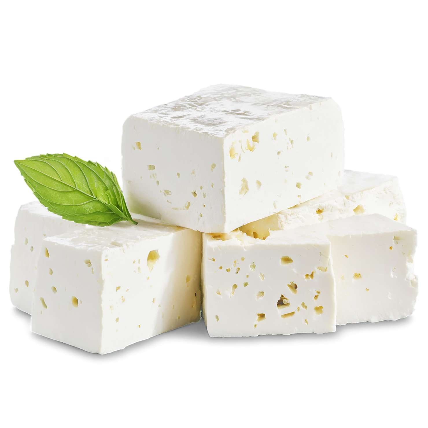 Feta proteins isolated on transparent background #8421