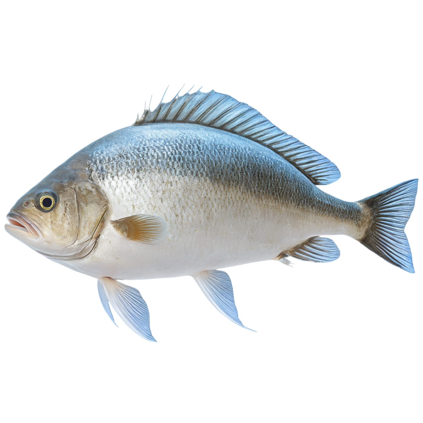 Fish proteins isolated on transparent background #8446