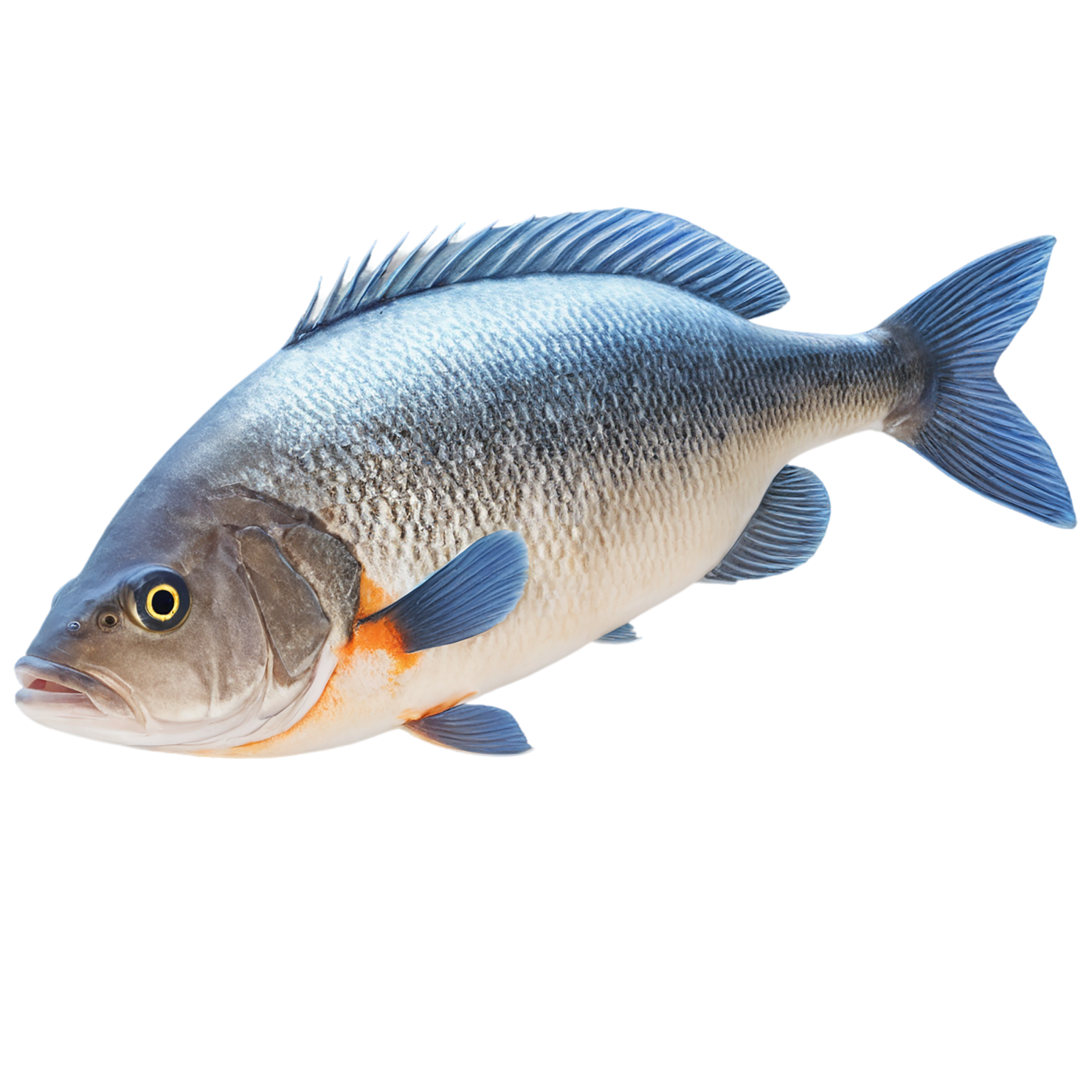 Fish proteins isolated on transparent background #8490