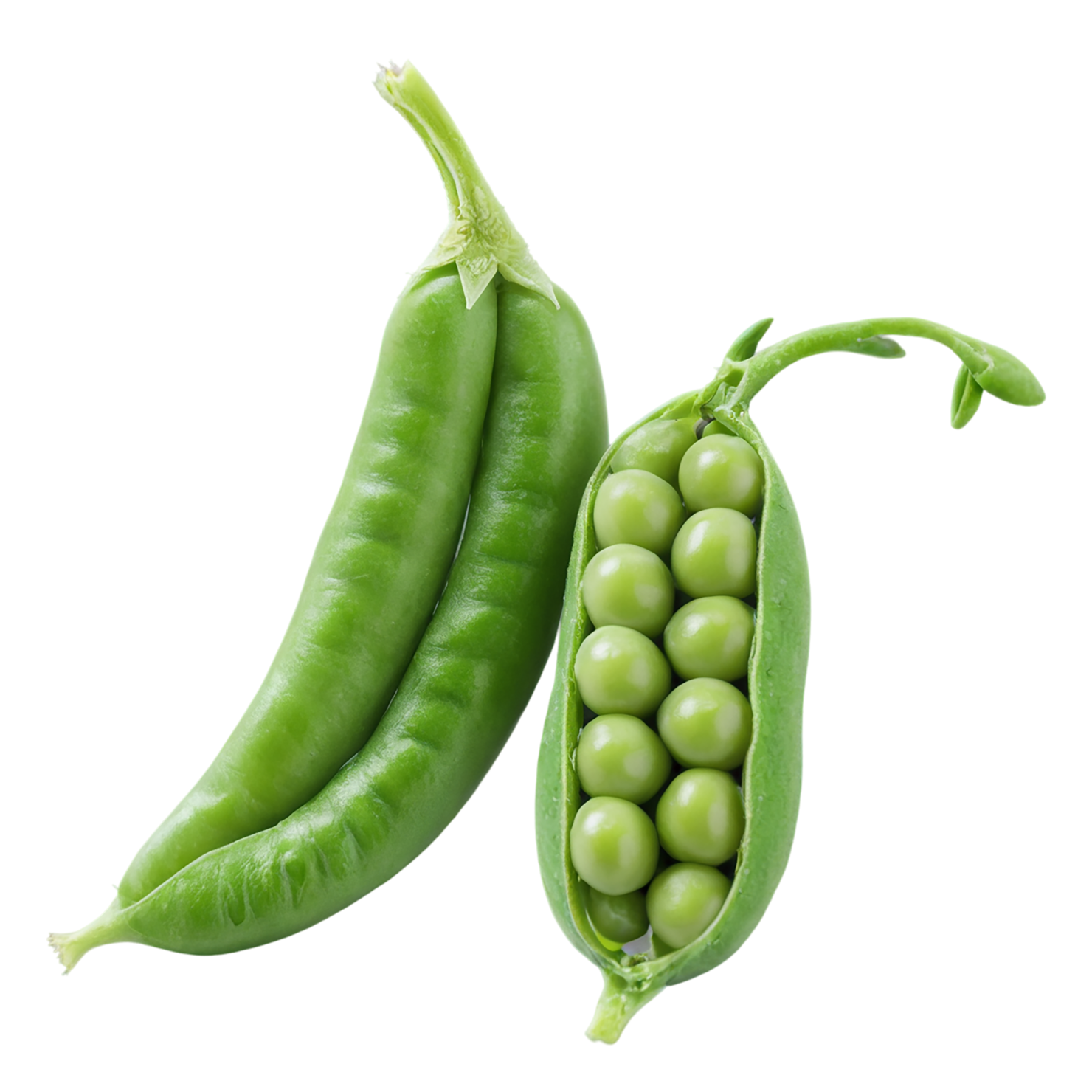Peas proteins isolated on transparent background #8585