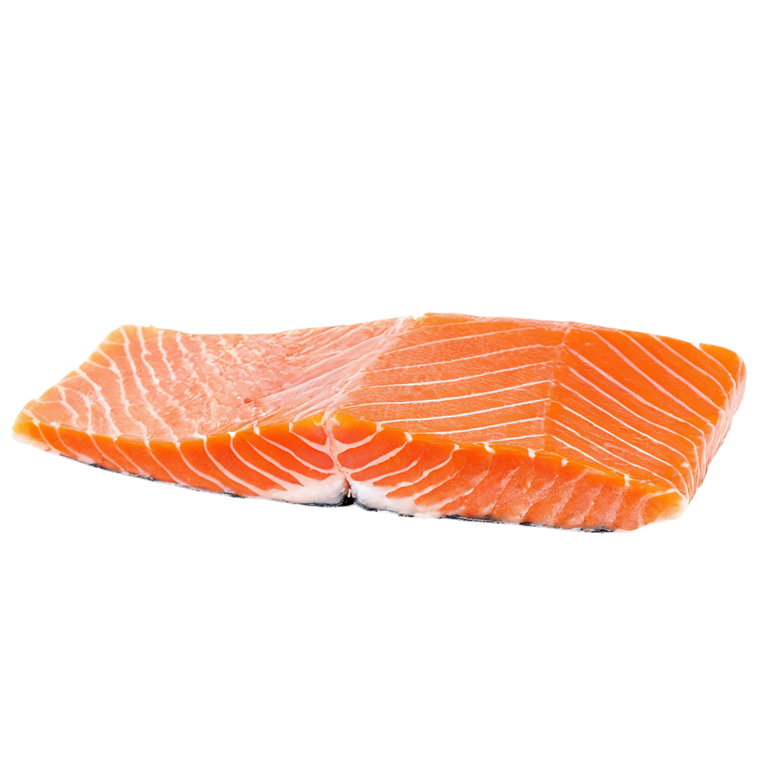 salmon fillet slice proteins isolated on transparent background #8649
