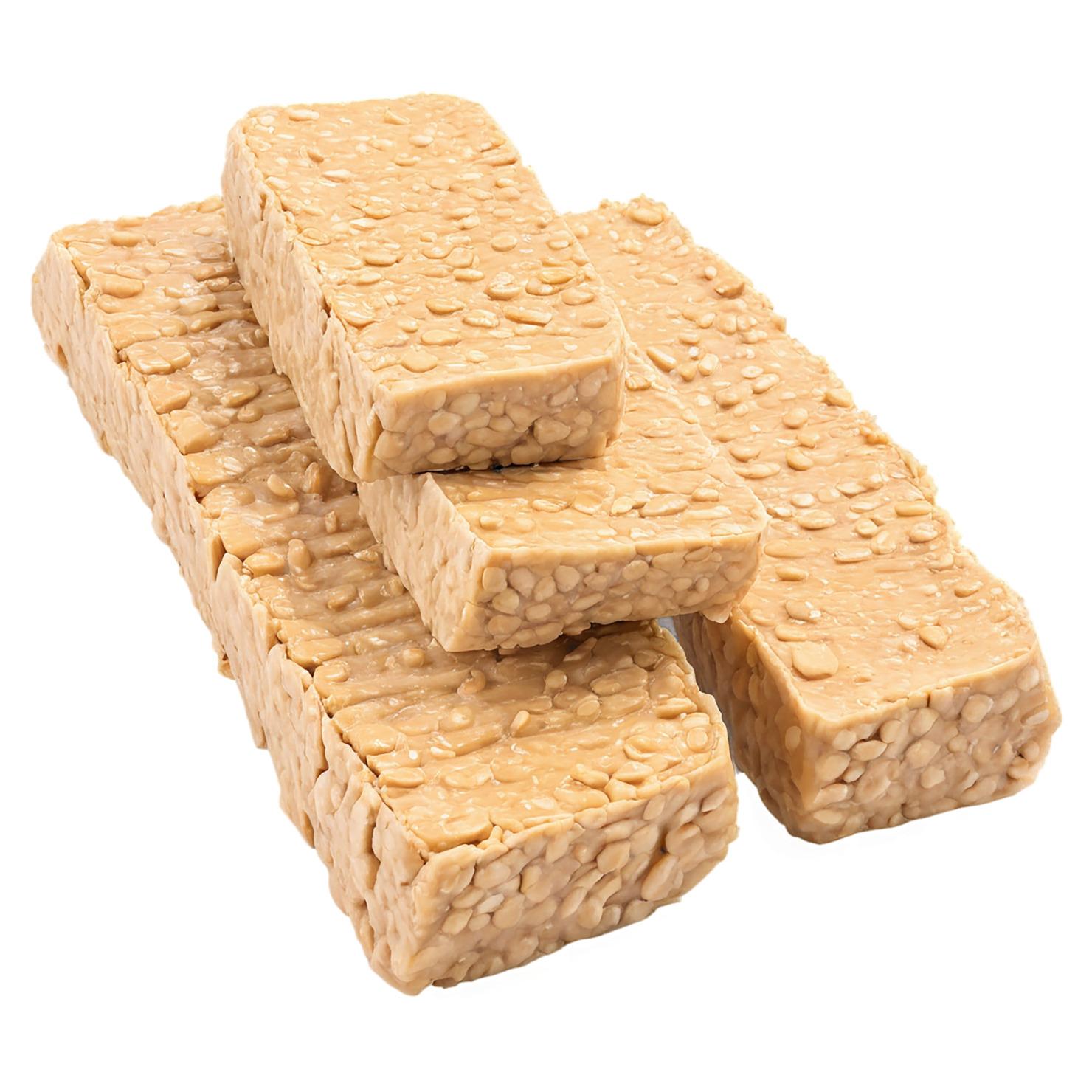 Tempeh proteins isolated on transparent background #8676