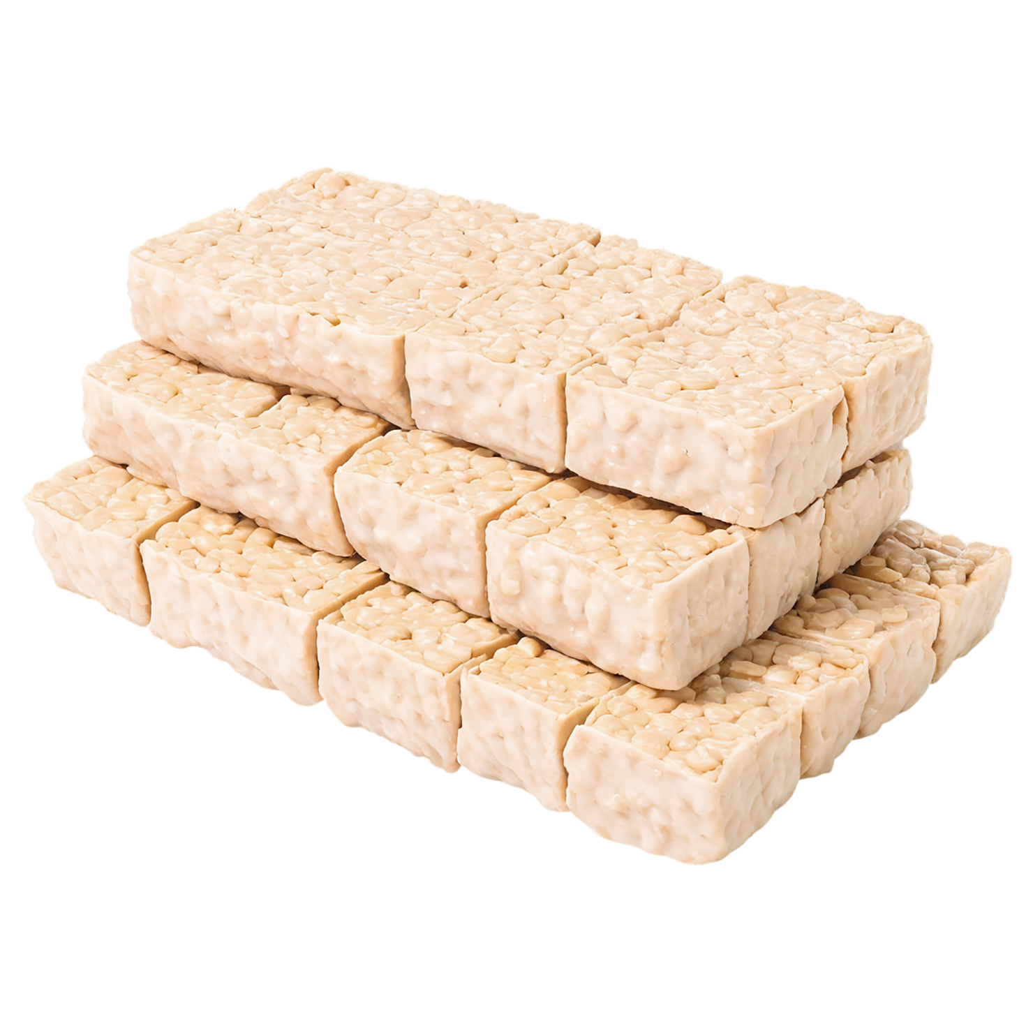 Tempeh proteins isolated on transparent background #8695