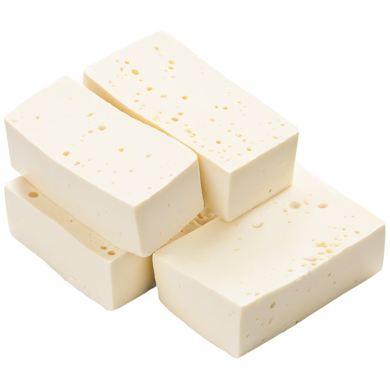 Tofu proteins isolated on transparent background #8701