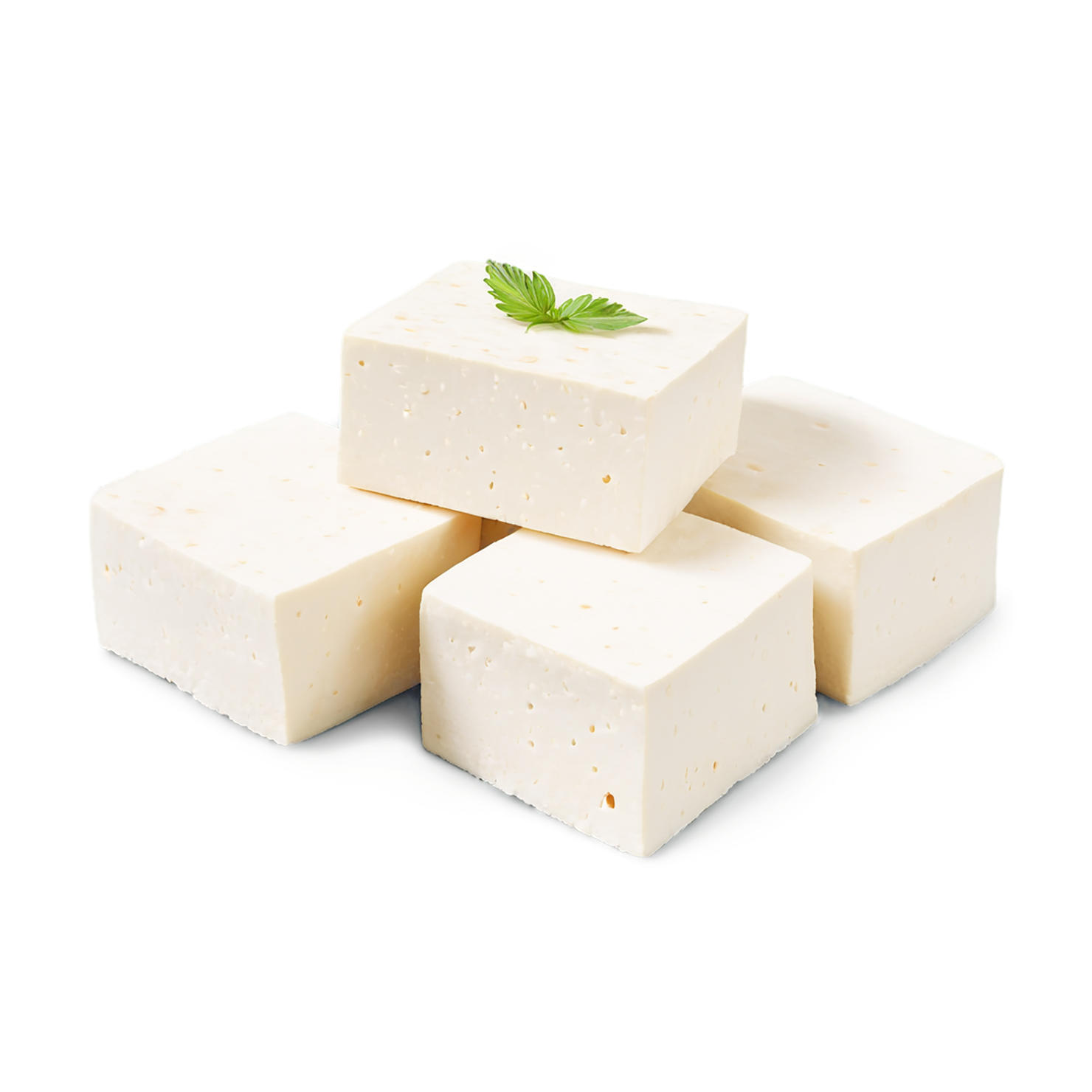 Tofu proteins isolated on transparent background #8704