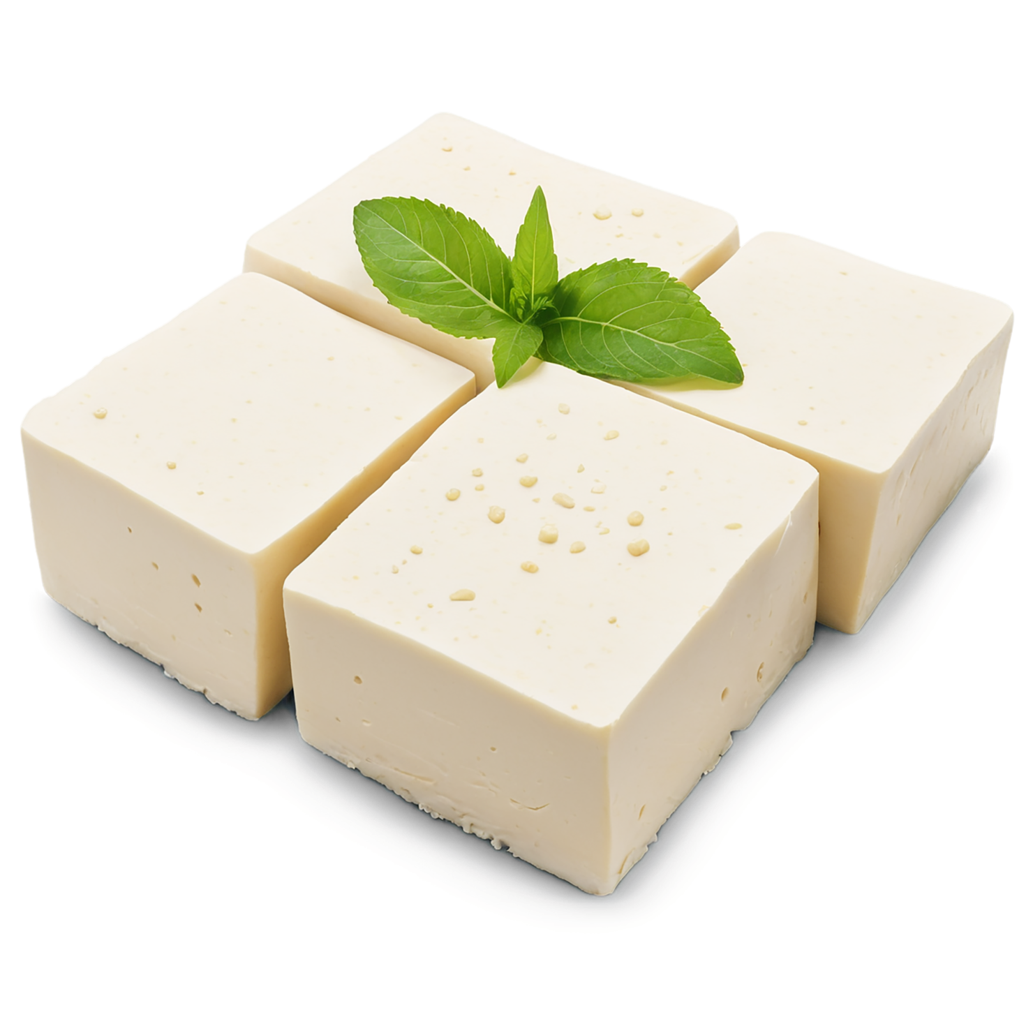 Tofu proteins isolated on transparent background #8714