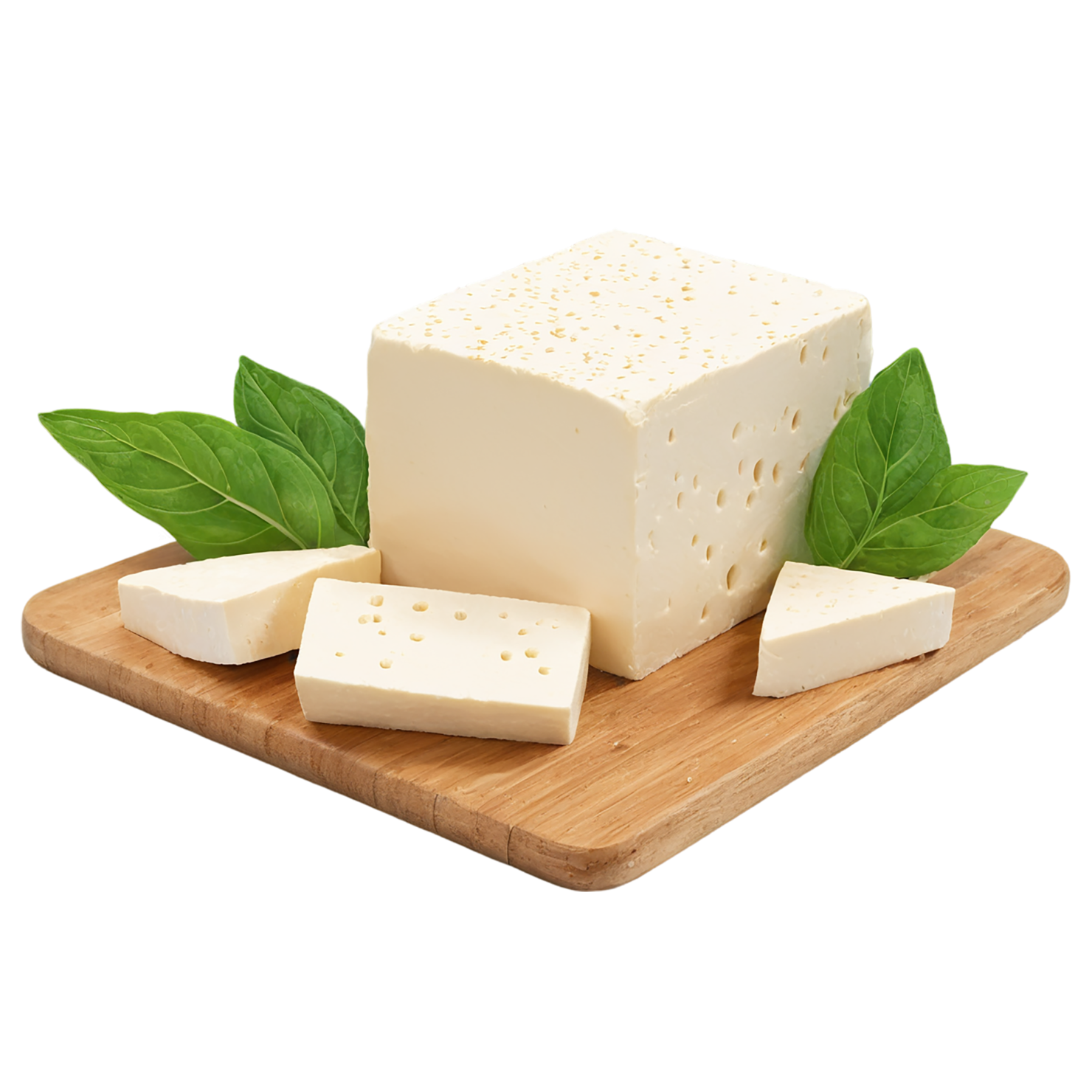 Tofu proteins isolated on transparent background #8716