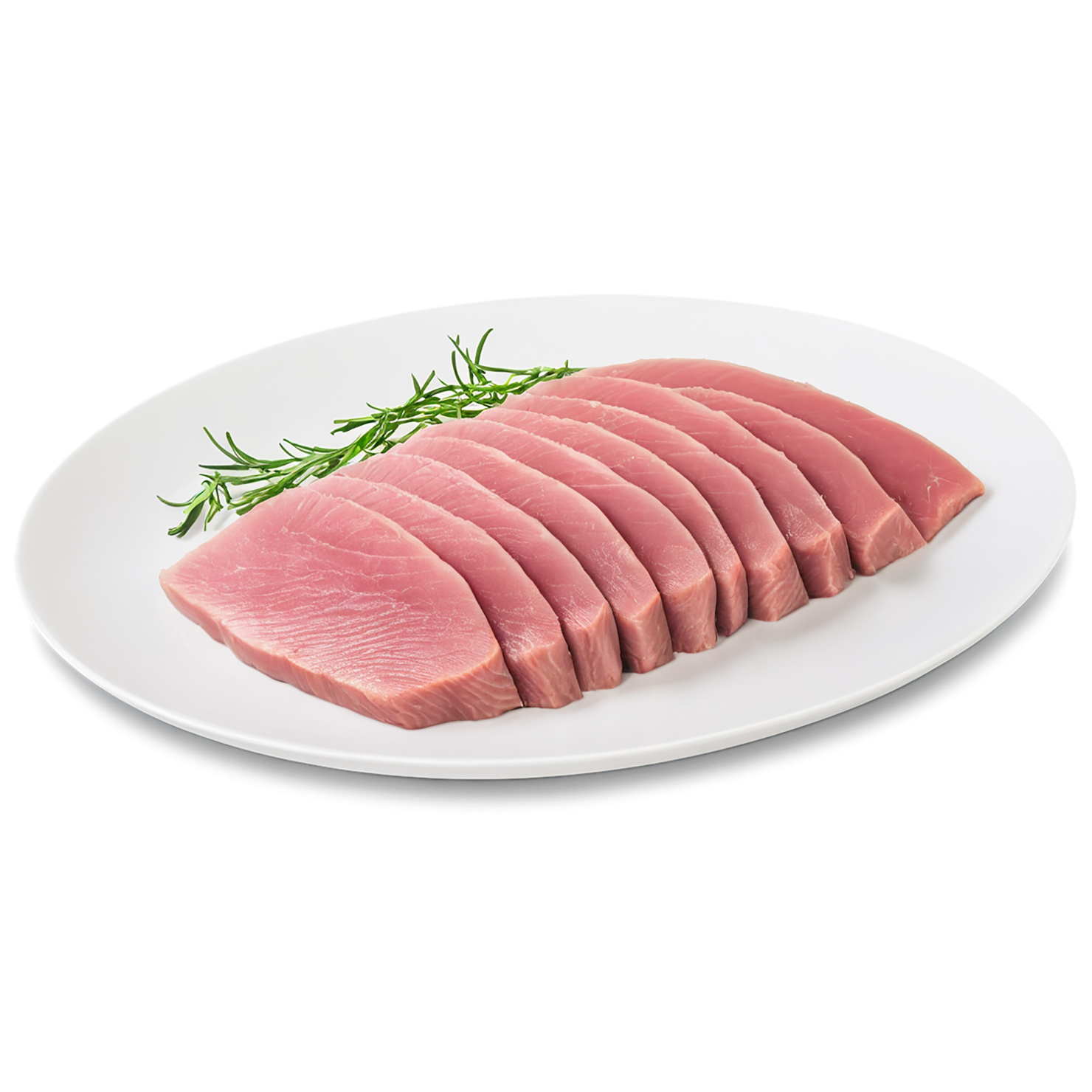 Tuna fillet proteins isolated on transparent background #8726