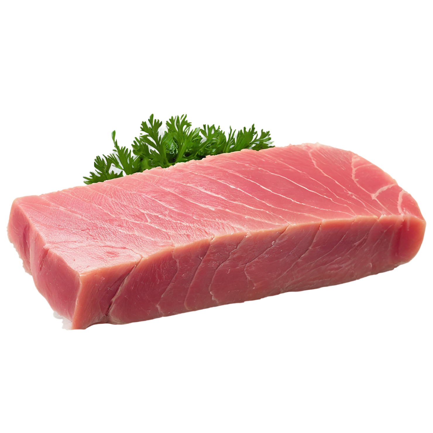 Tuna fillet proteins isolated on transparent background #8740