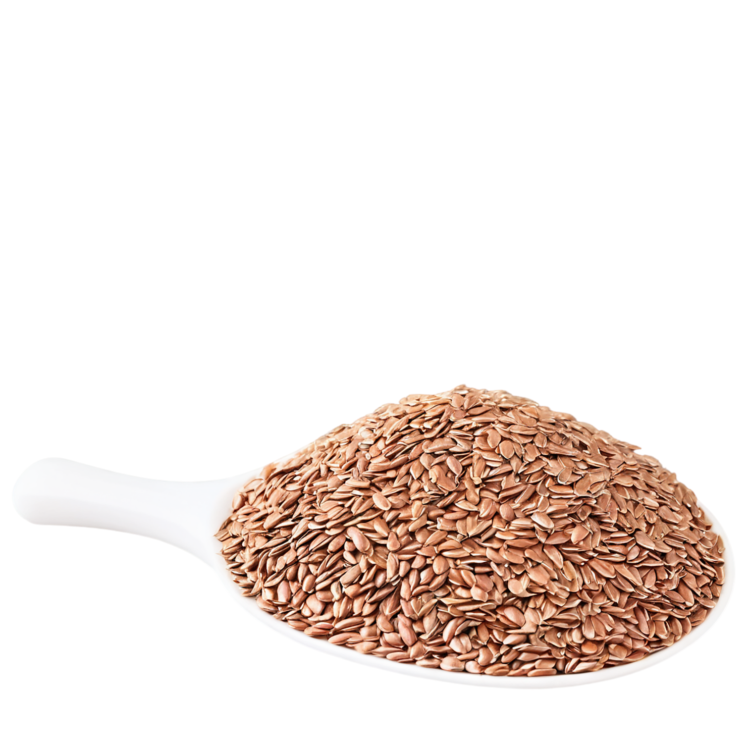 Flaxseeds isolated on transparent background #8800