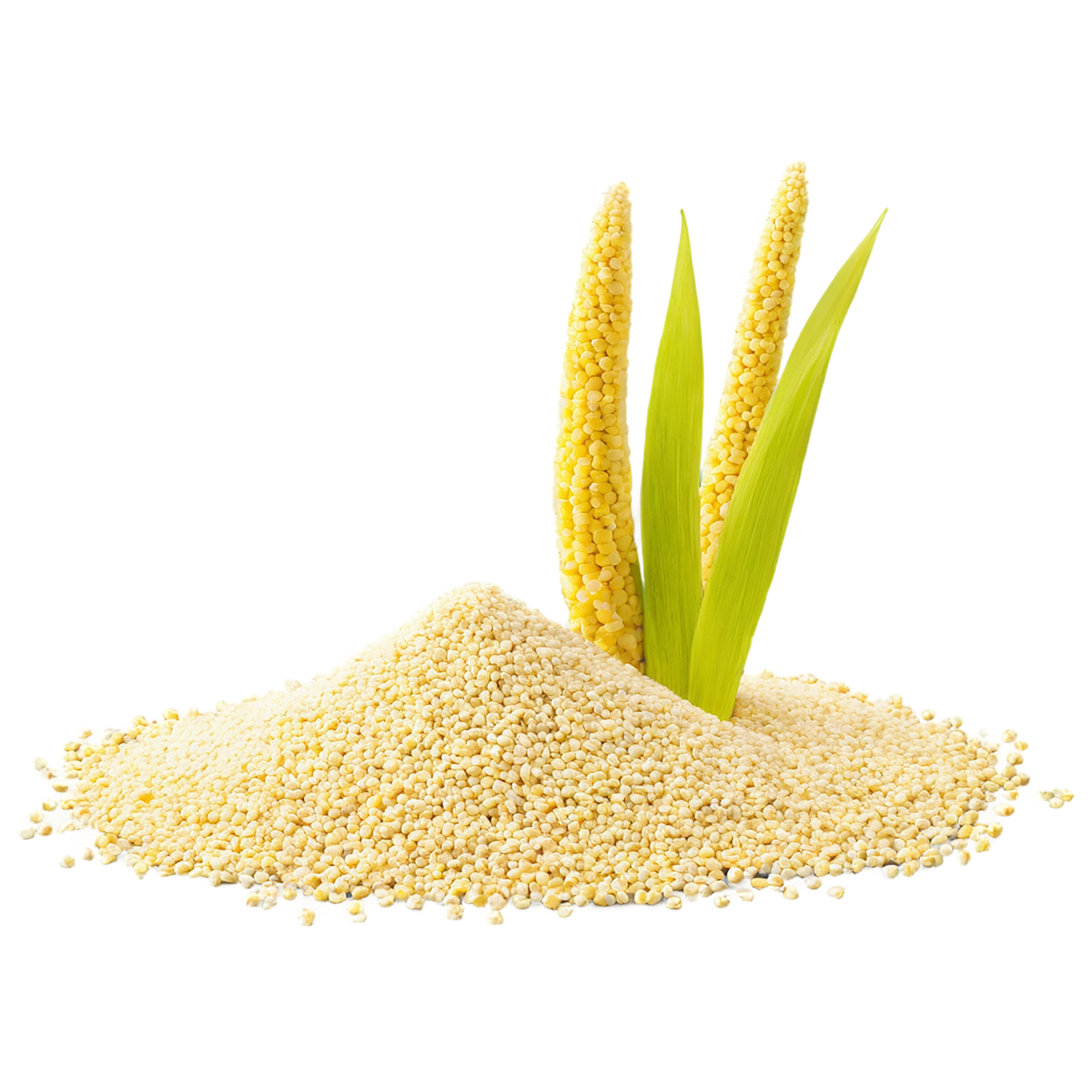 Millet seeds isolated on transparent background #8877