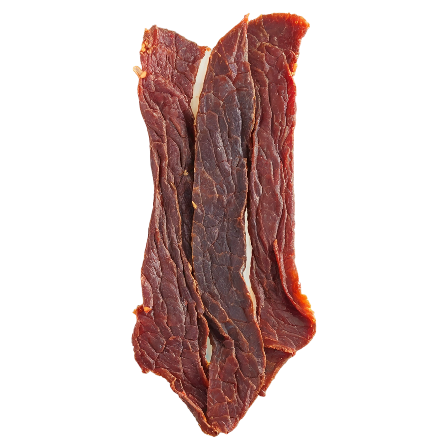 Beef jerky snacks isolated on transparent background #8981