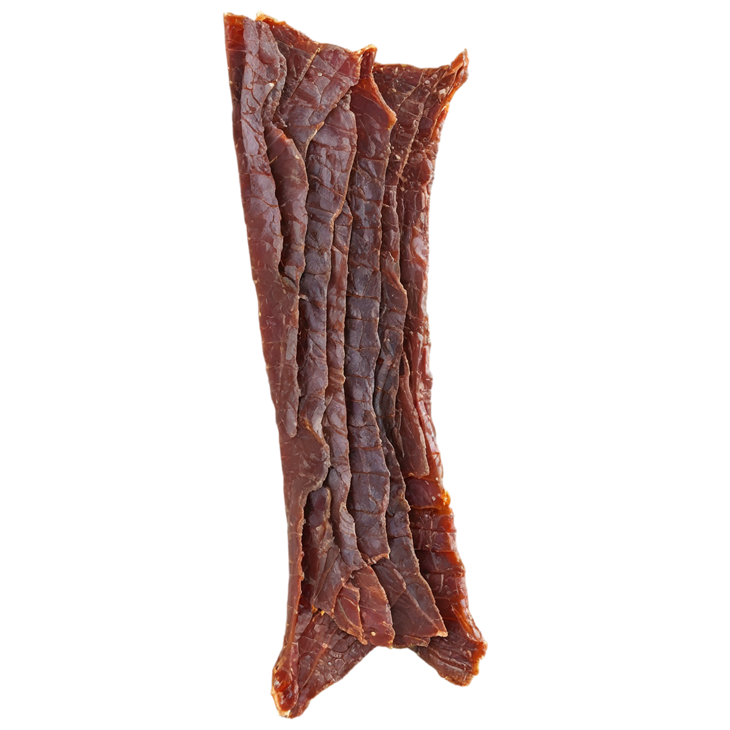 Beef jerky snacks isolated on transparent background #8985