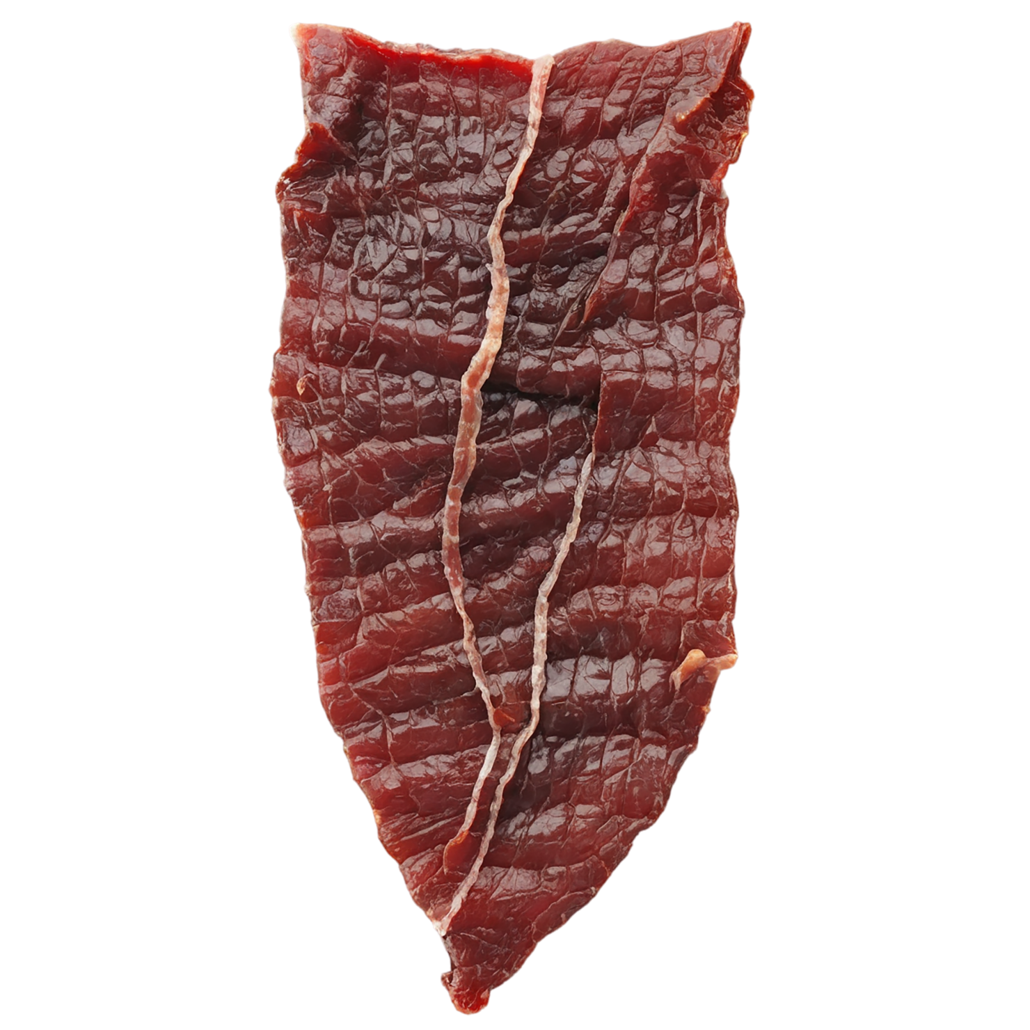 Beef jerky snacks isolated on transparent background #8992