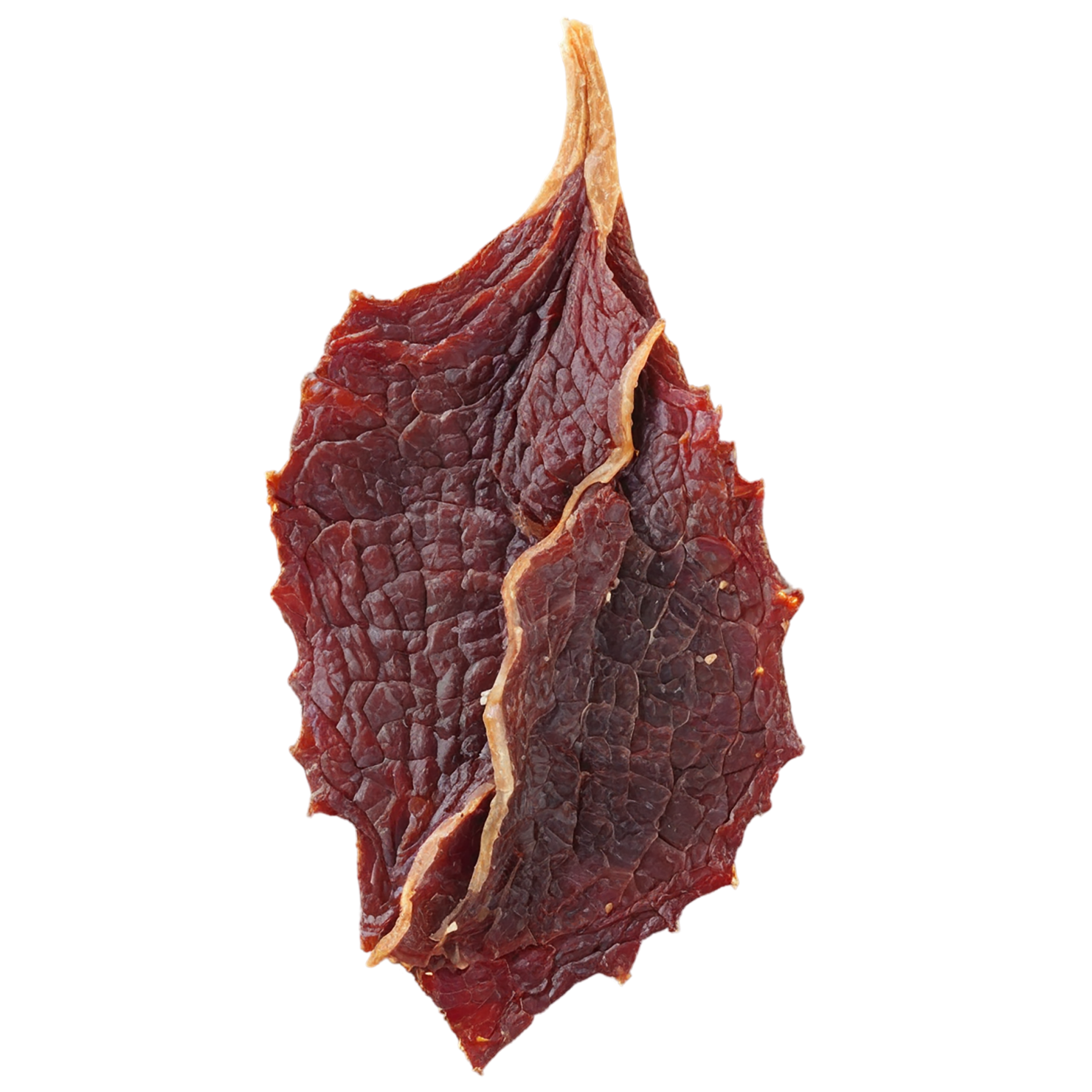 Beef jerky snacks isolated on transparent background #8995