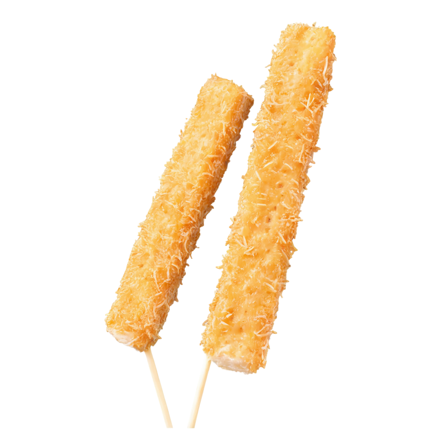 Cheese sticks snacks isolated on transparent background #9025