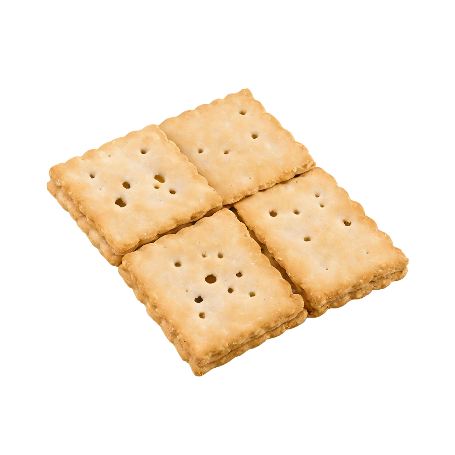 Crackers snacks isolated on transparent background #9034