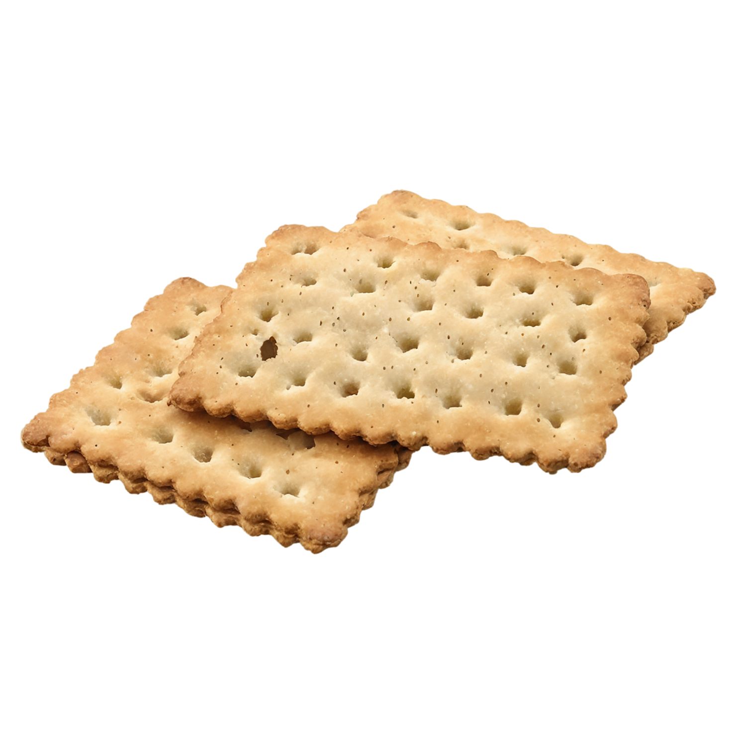 Crackers snacks isolated on transparent background #9035