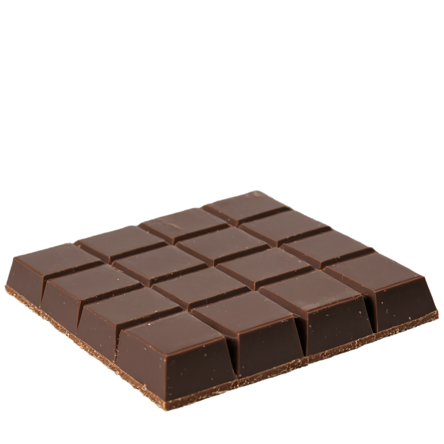 Dark chocolate snacks isolated on transparent background #9056