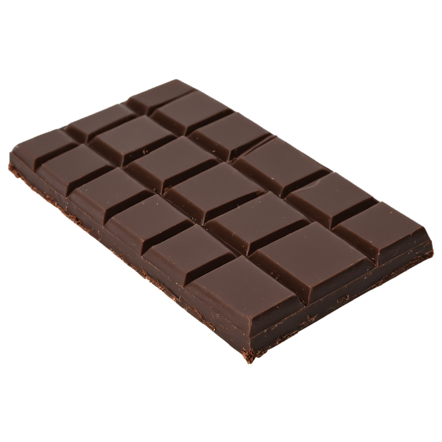 Dark chocolate snacks isolated on transparent background #9059
