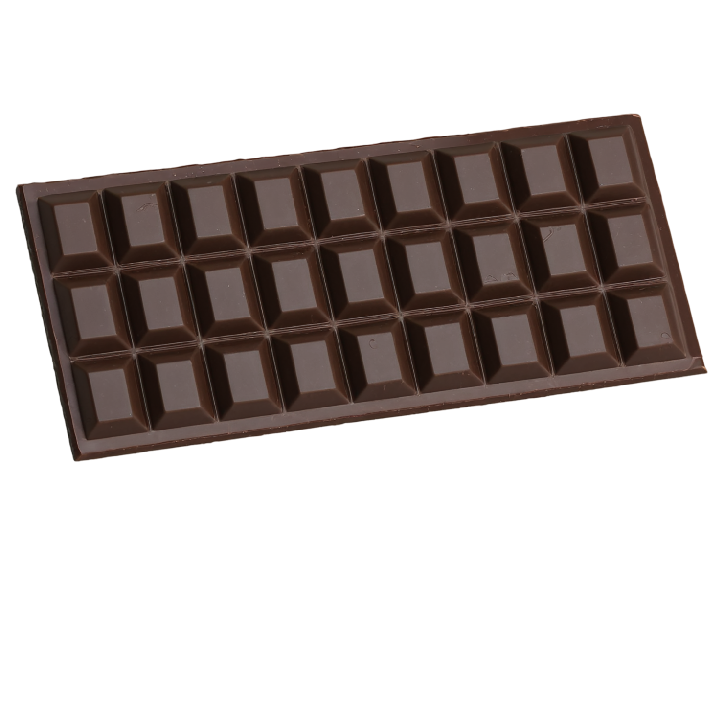 Dark chocolate snacks isolated on transparent background #9065