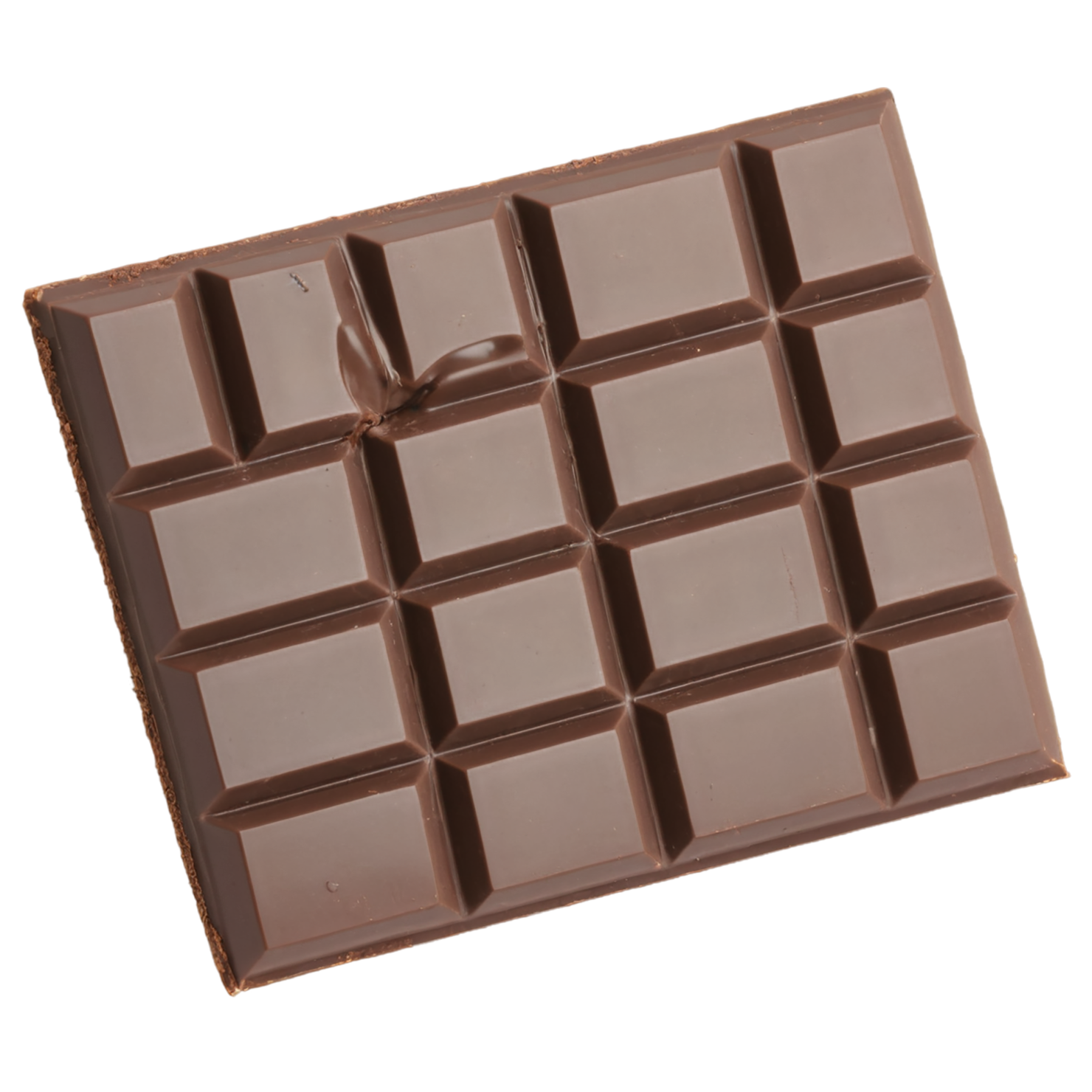 Dark chocolate snacks isolated on transparent background #9082