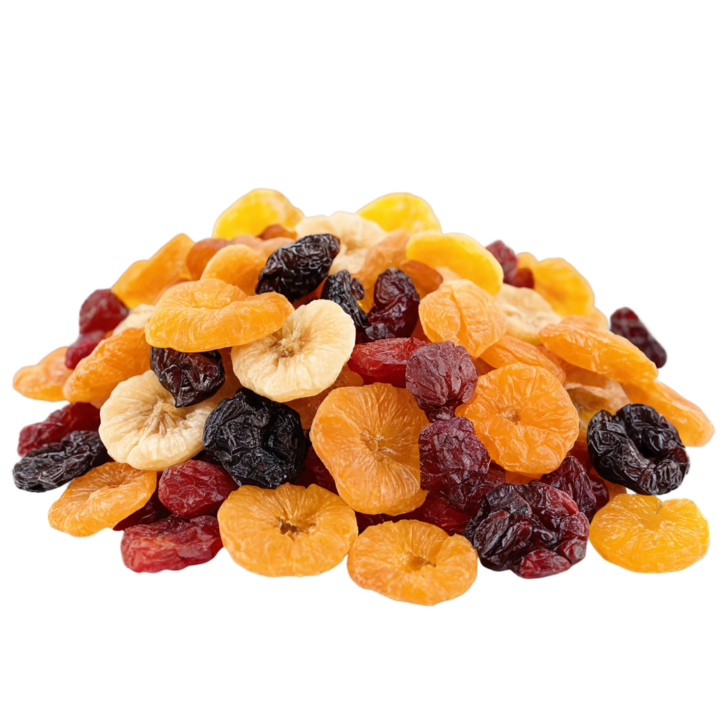 Dried fruits snacks isolated on transparent background #9103