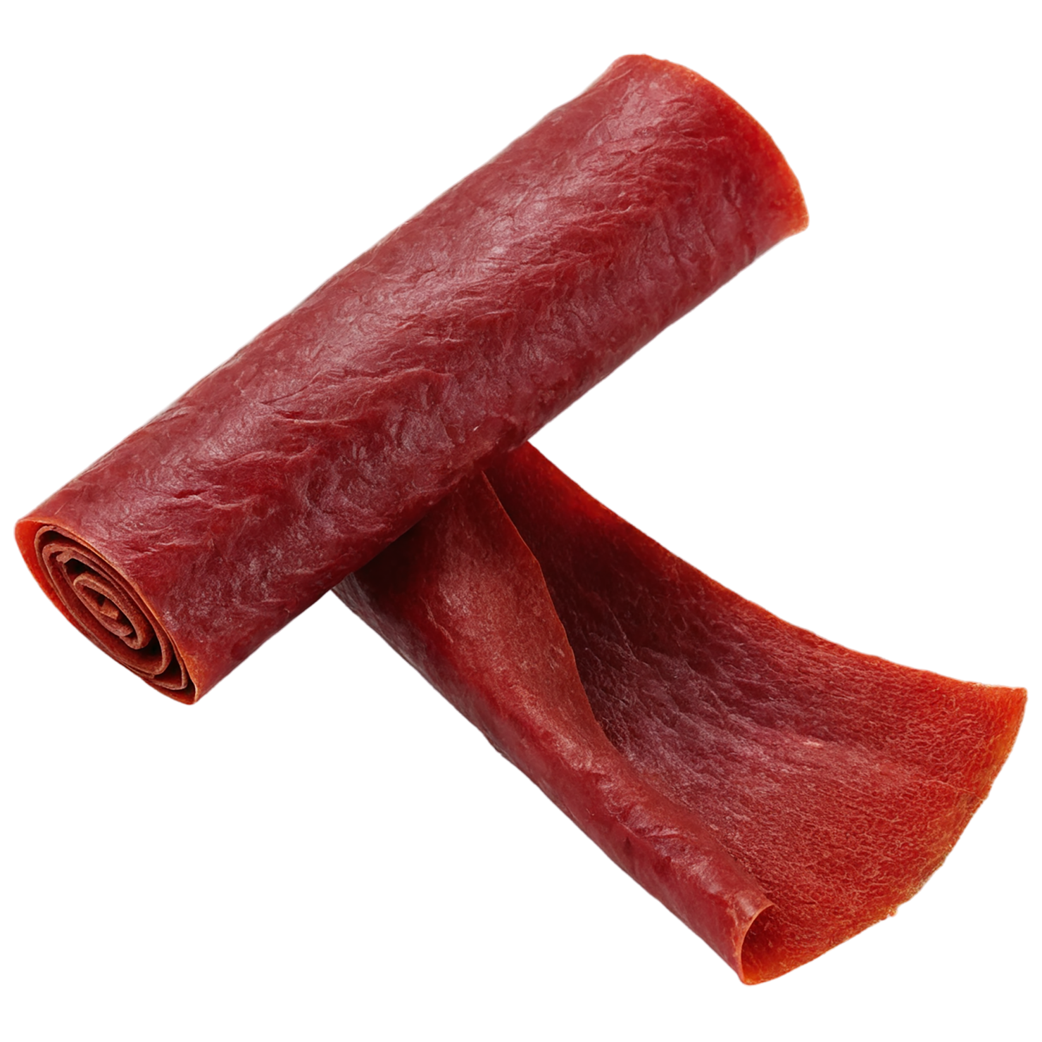 Fruit leather snacks isolated on transparent background #9160