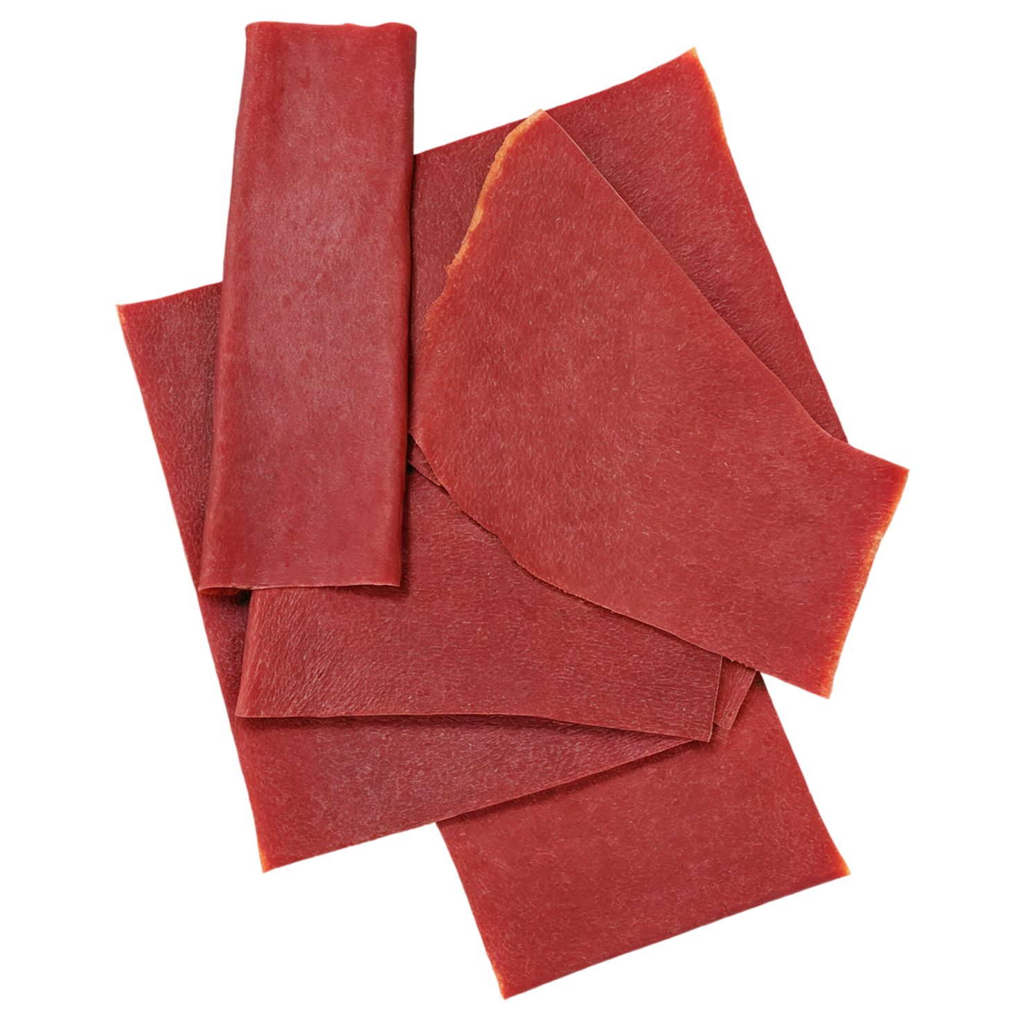 Fruit leather snacks isolated on transparent background #9164
