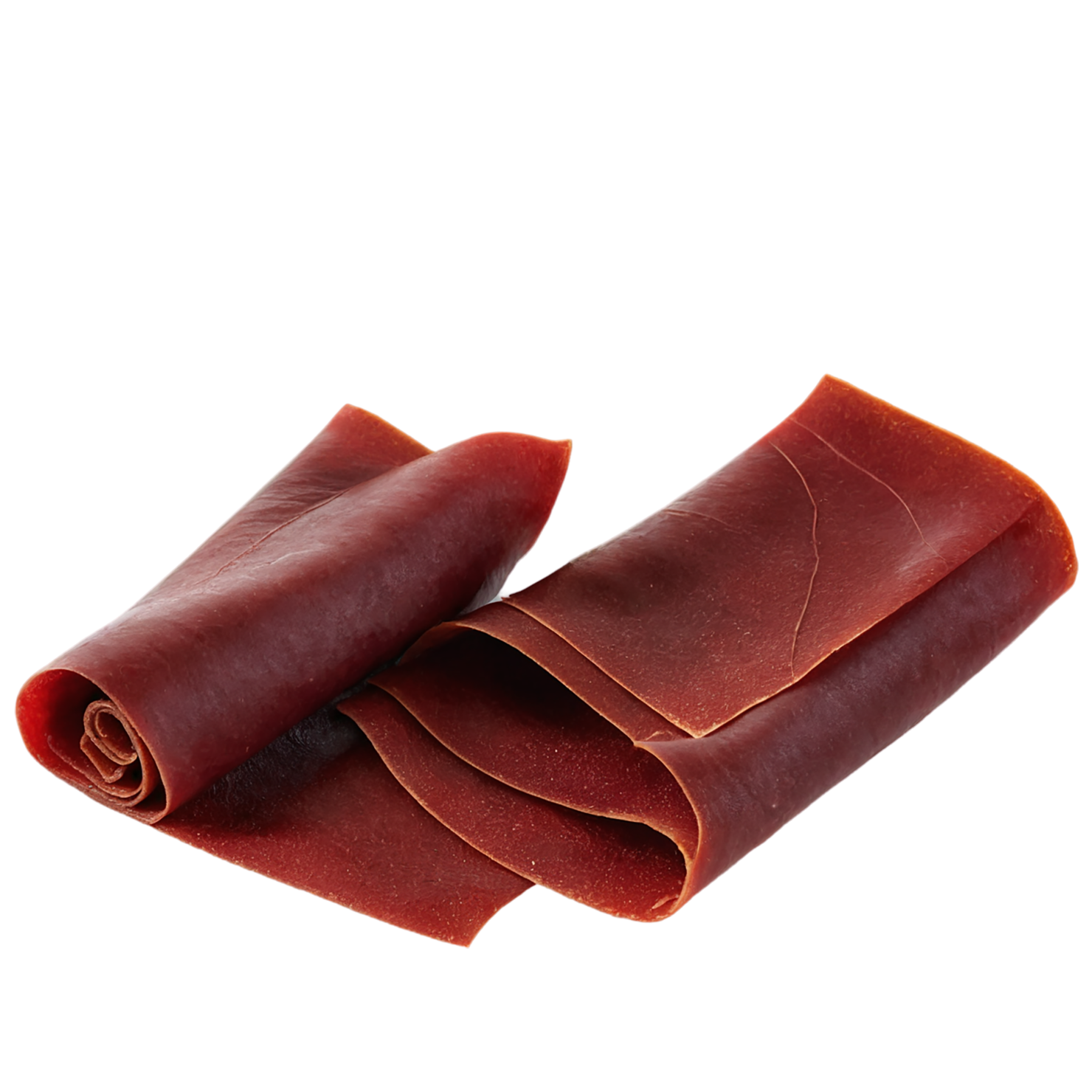 Fruit leather snacks isolated on transparent background #9166