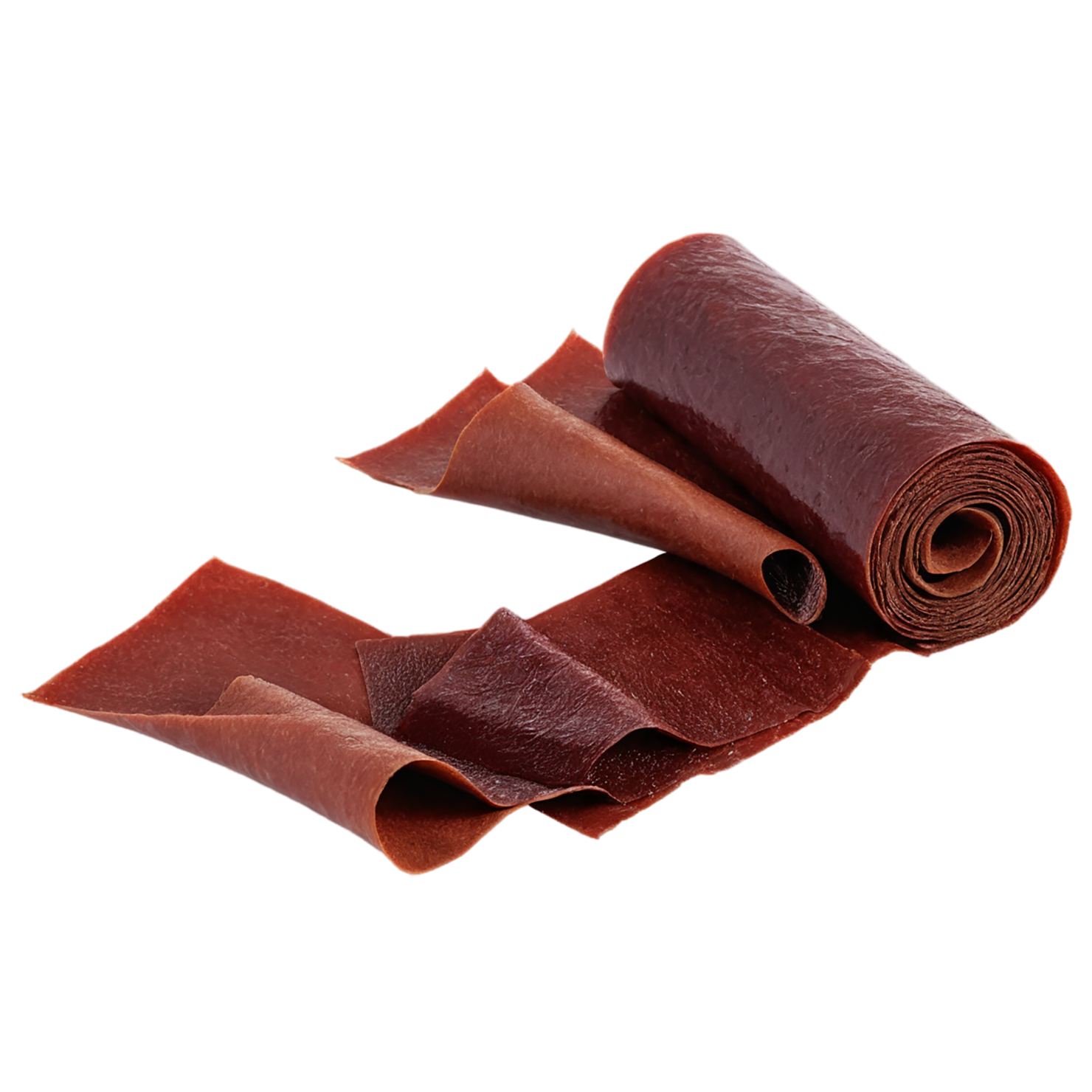 Fruit leather snacks isolated on transparent background #9175