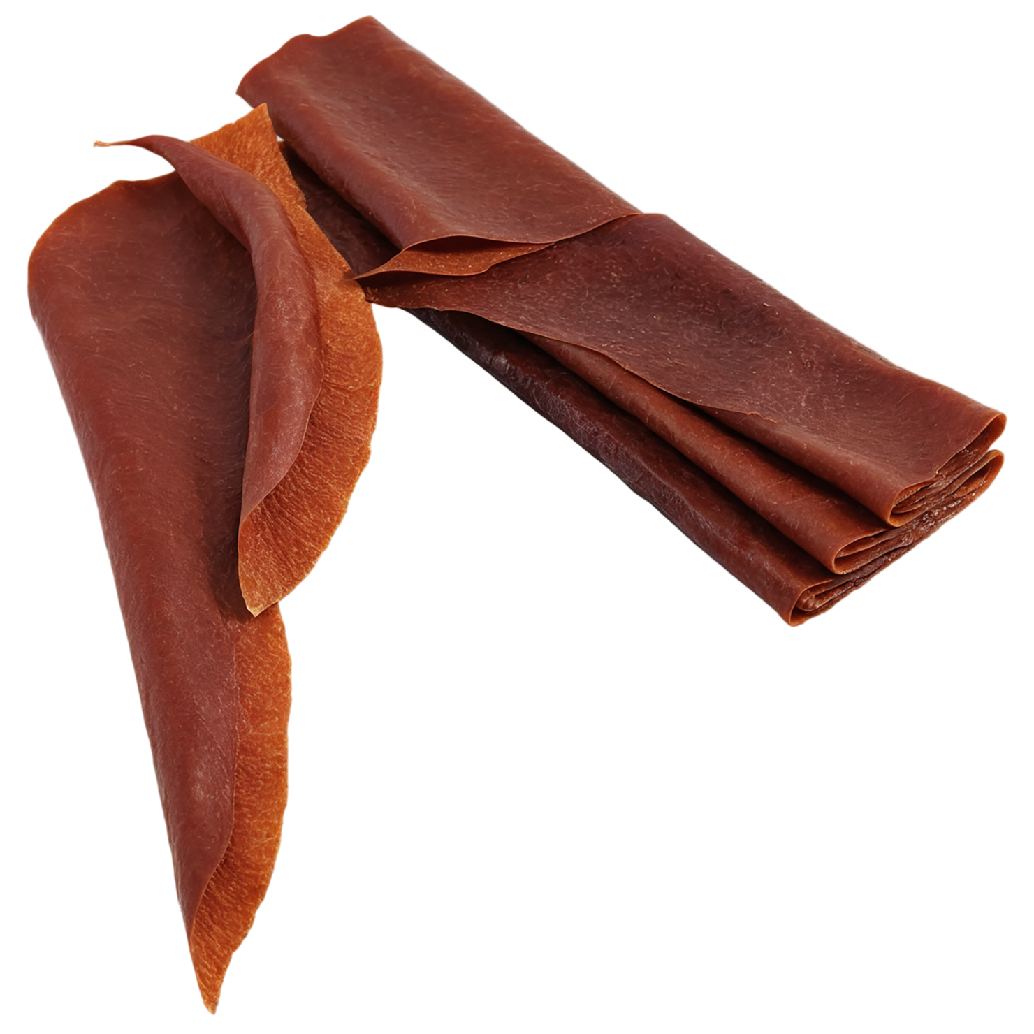 Fruit leather snacks isolated on transparent background #9179