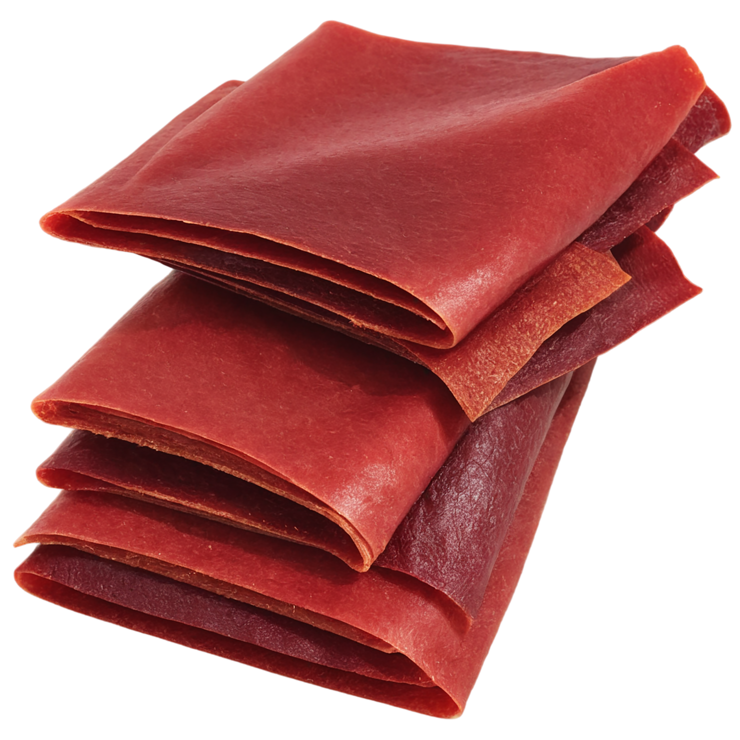 Fruit leather snacks isolated on transparent background #9183