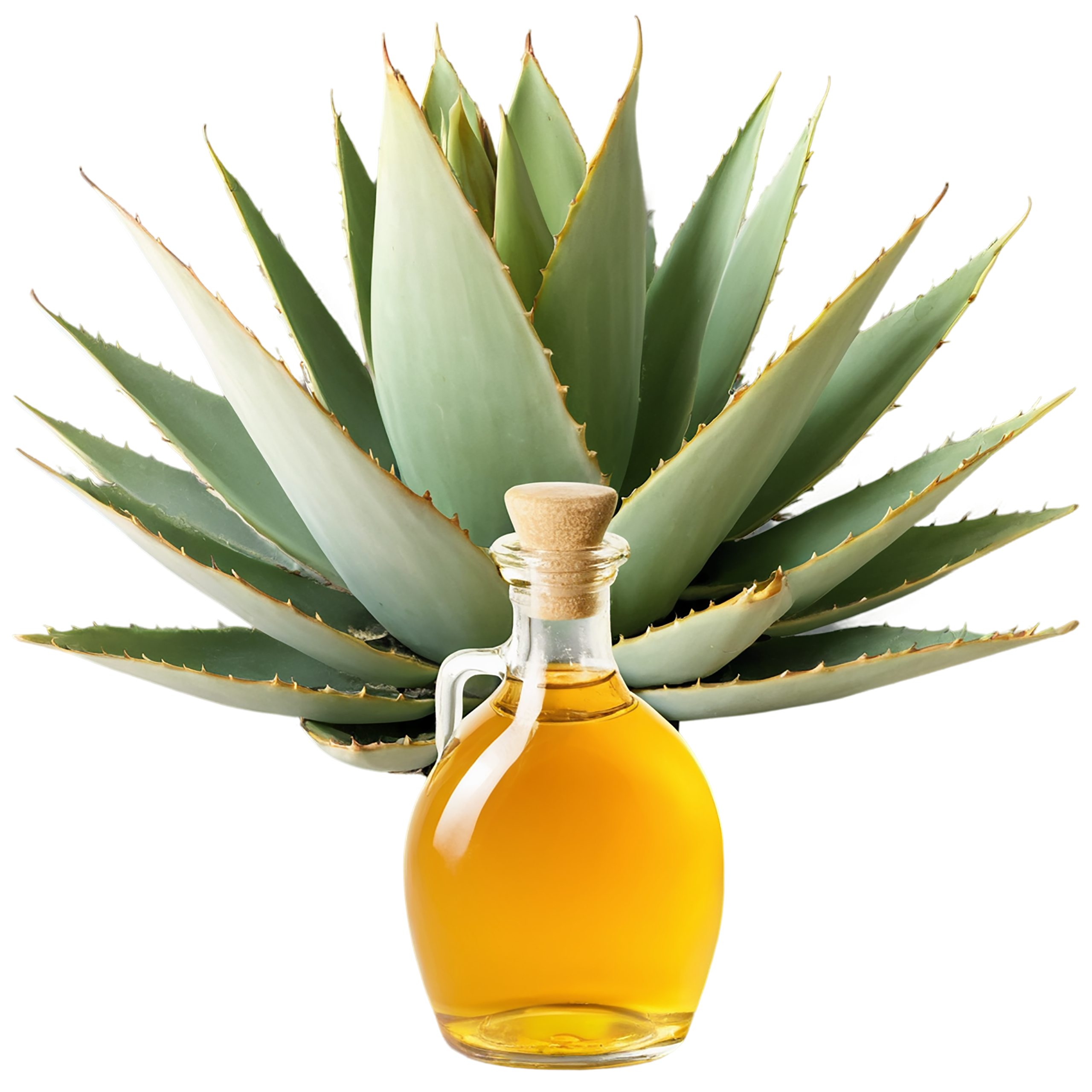 Agave nectar sweeteners isolated on transparent background #9997