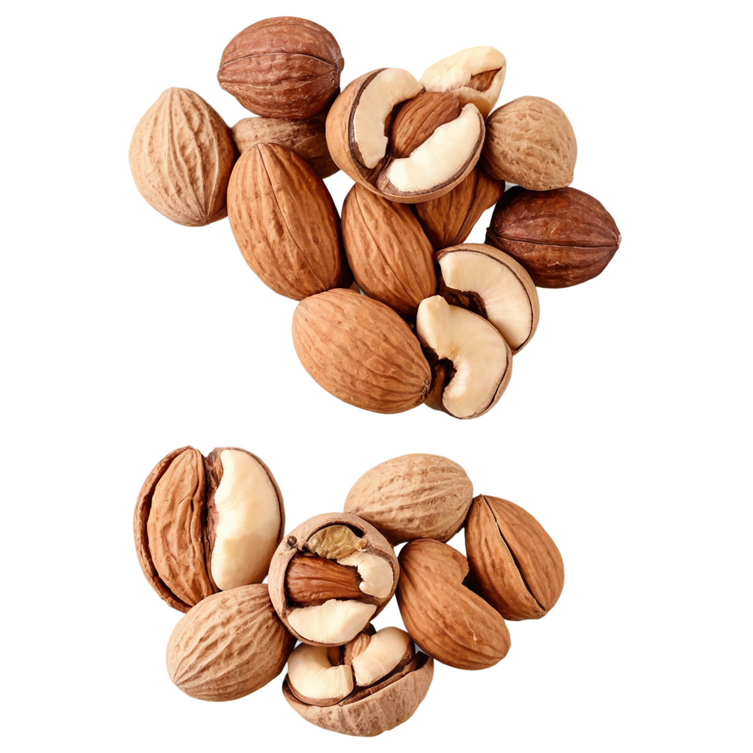 Nuts snacks isolated on transparent background #9240