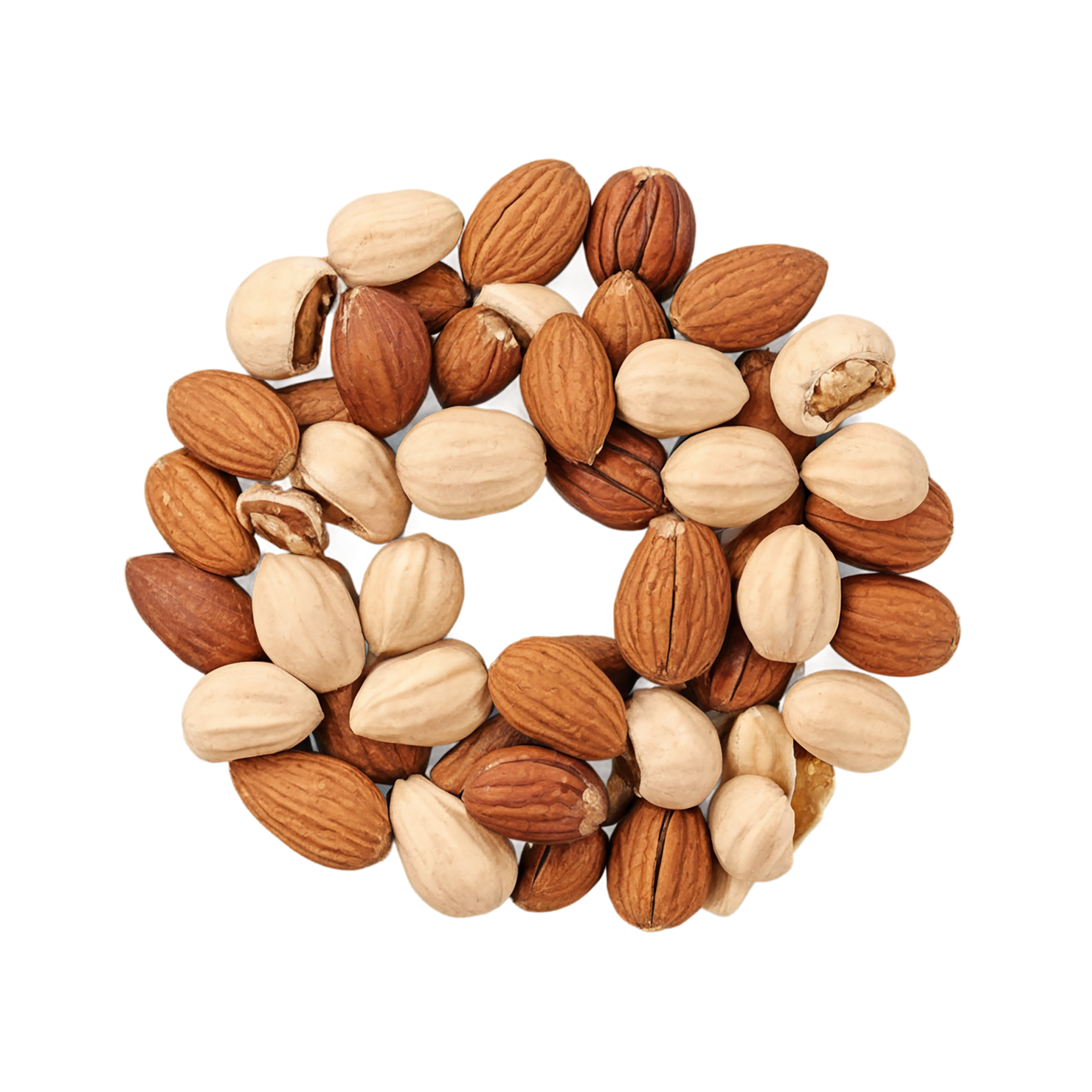 Nuts snacks isolated on transparent background #9242
