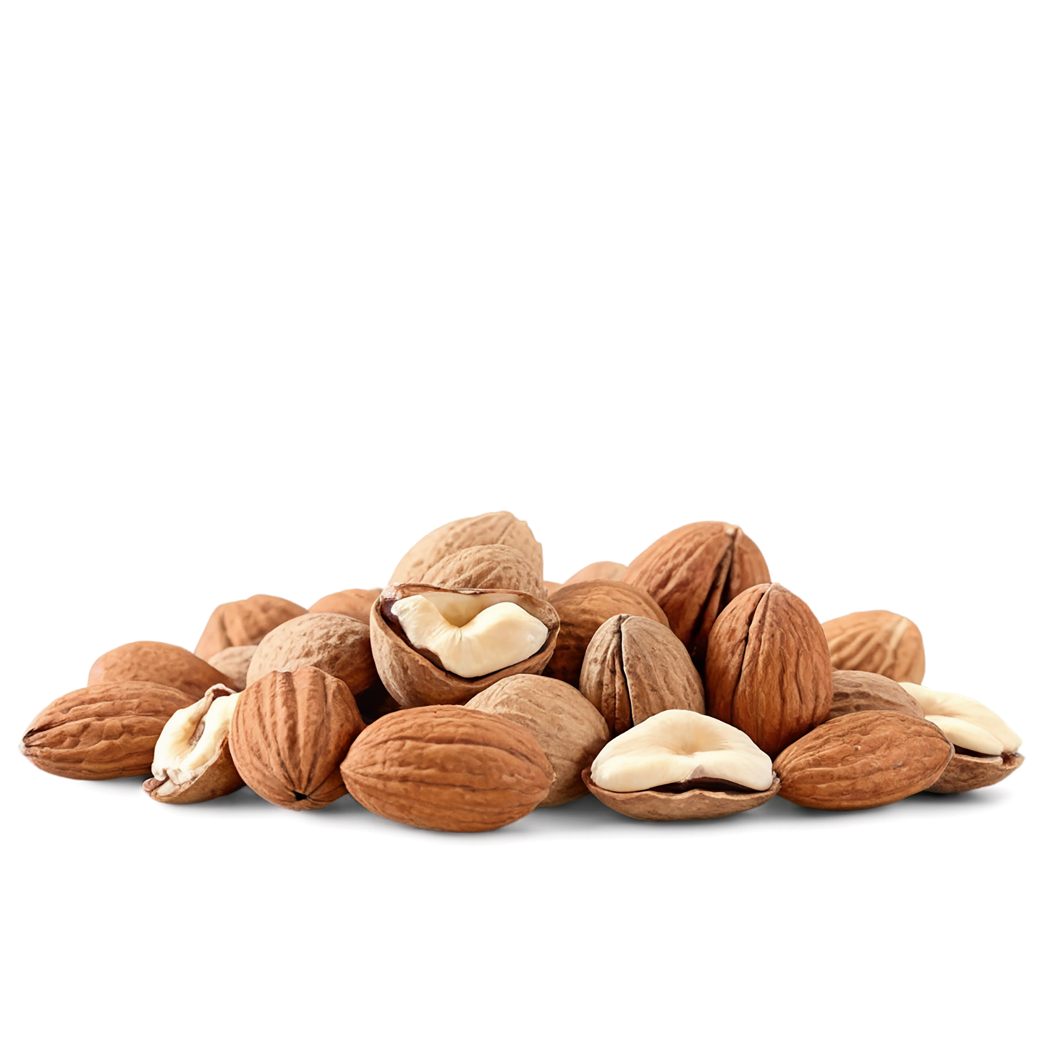 Nuts snacks isolated on transparent background #9243