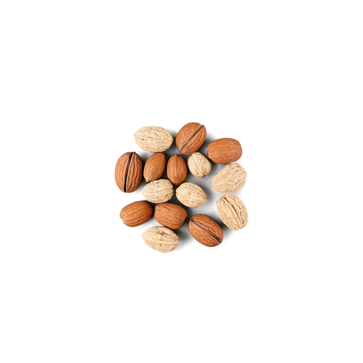 Nuts snacks isolated on transparent background #9245