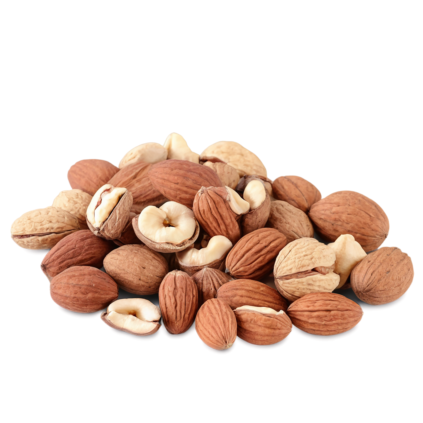 Nuts snacks isolated on transparent background #9248