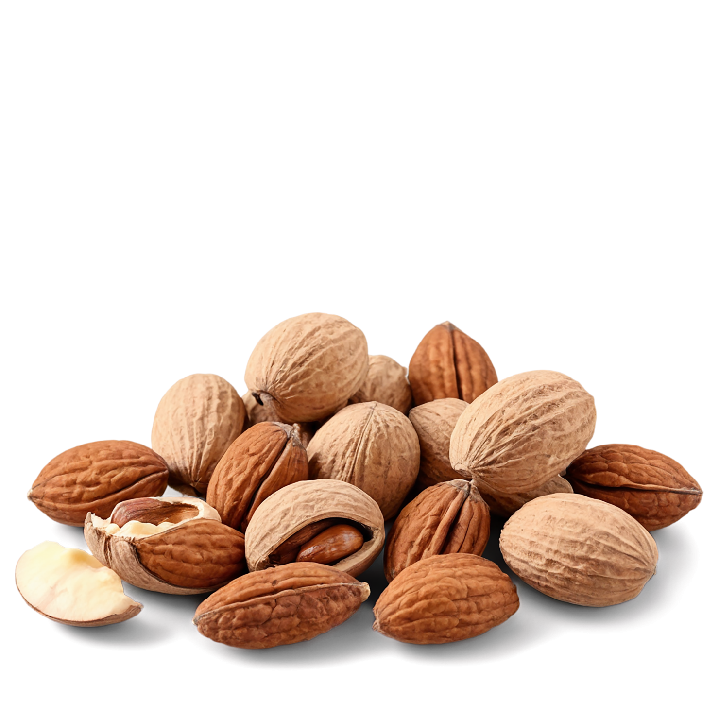 Nuts snacks isolated on transparent background #9253